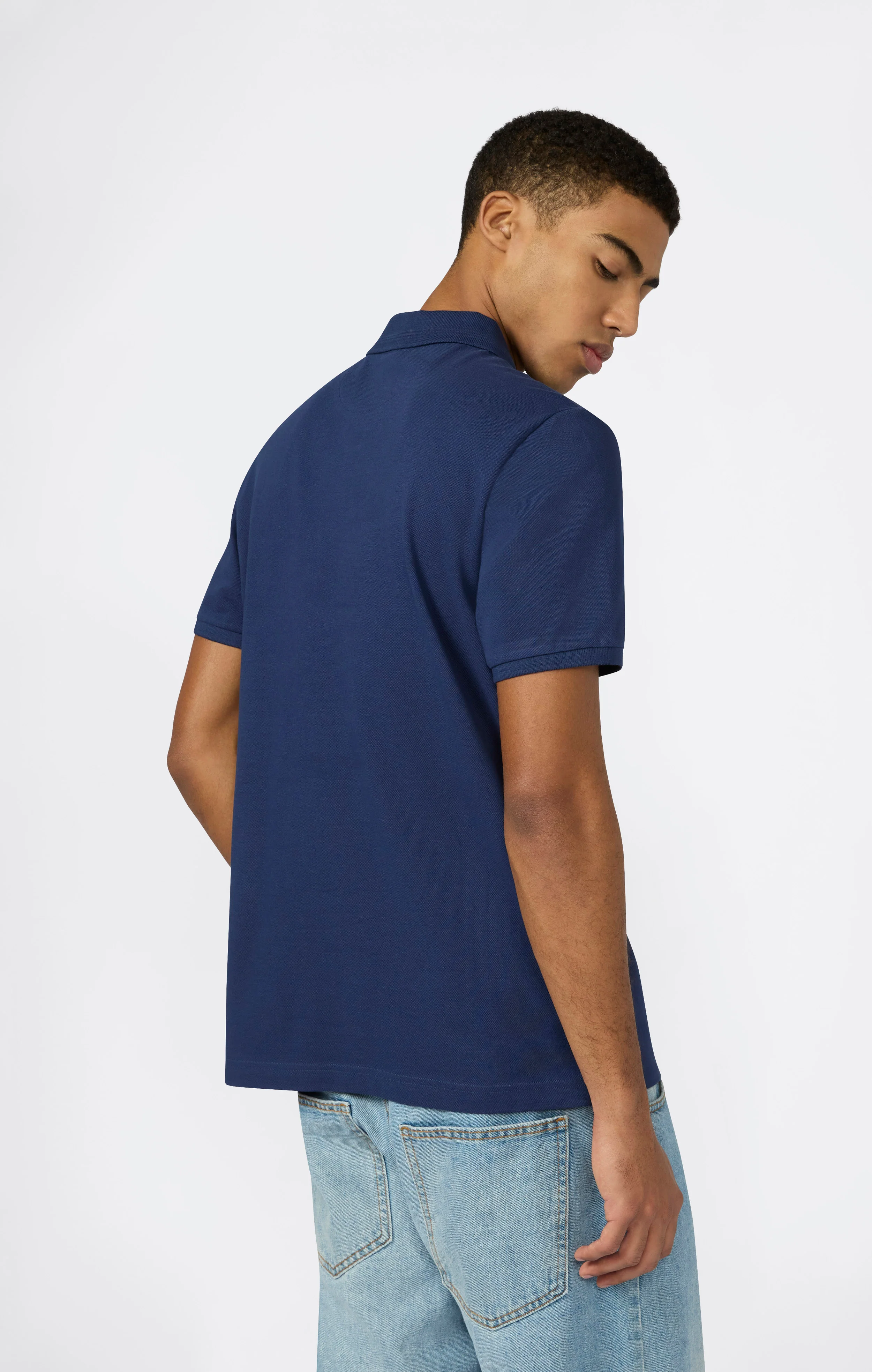 Men’s Polo with Embroidered Logo - Image 3