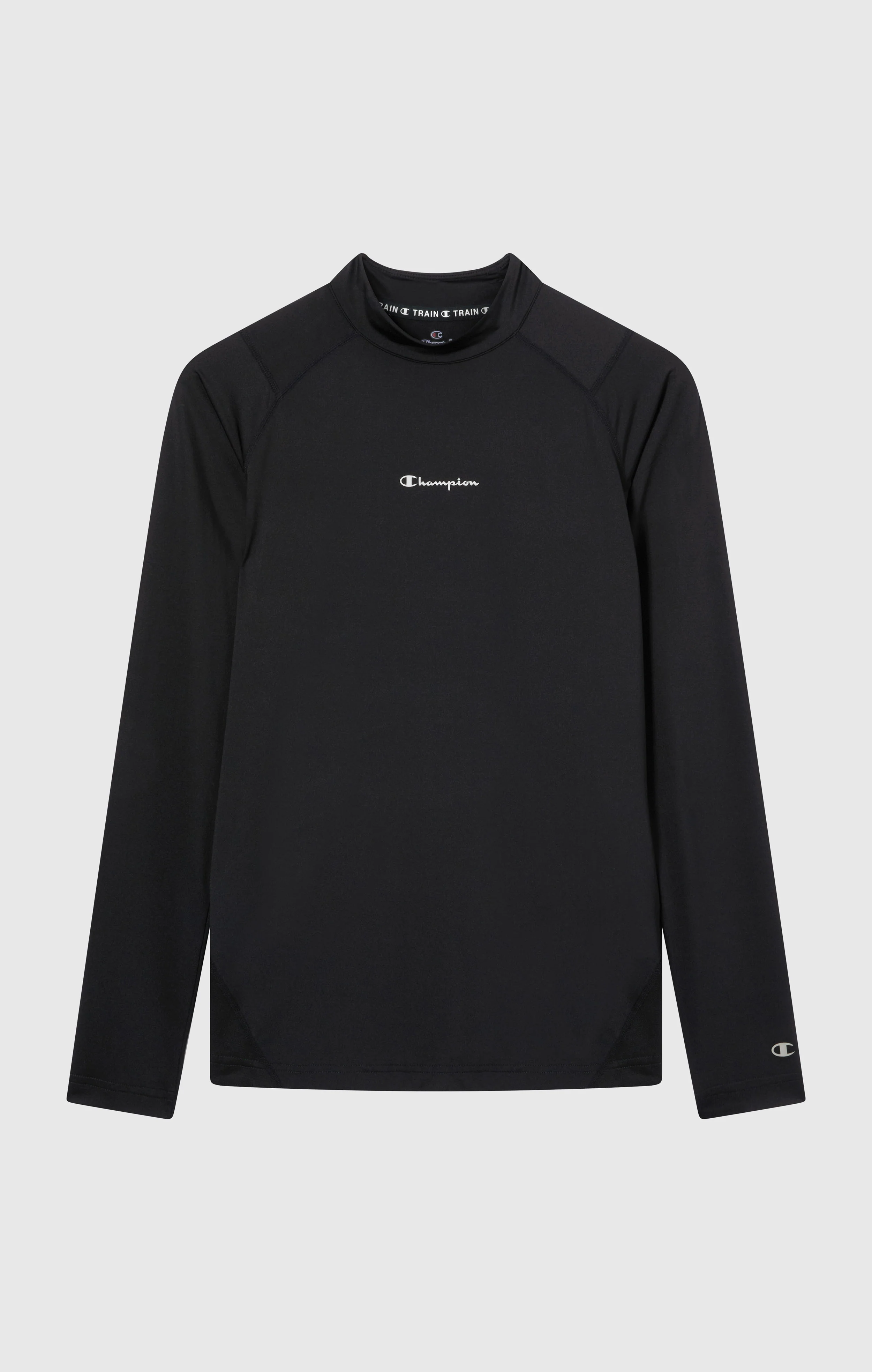 Men’s Quick Dry Mock Neck Long Sleeve T-Shirt - Image 6