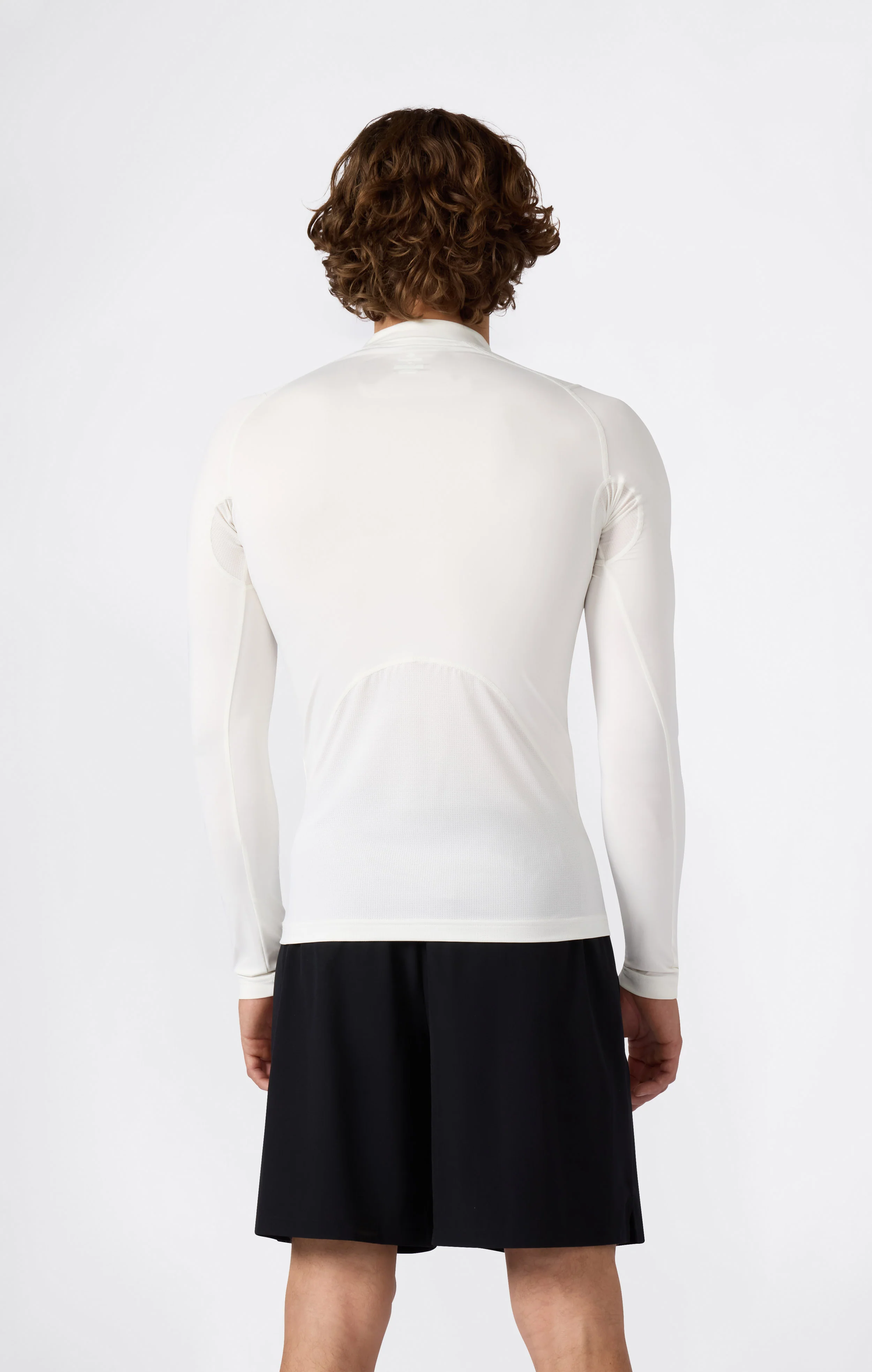 Men’s Quick Dry Mock Neck Long Sleeve T-Shirt - Image 5