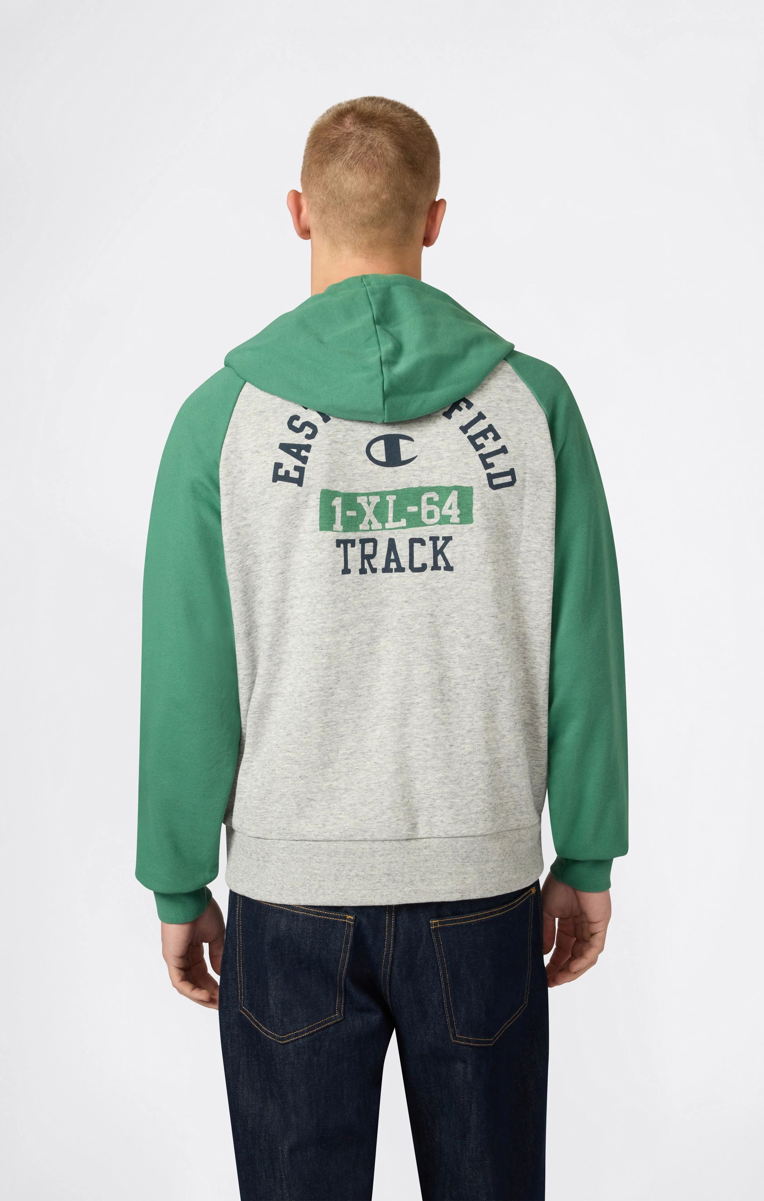 Men’s Relax Fit Full Zip Hooded Sweatshirt - Image 4