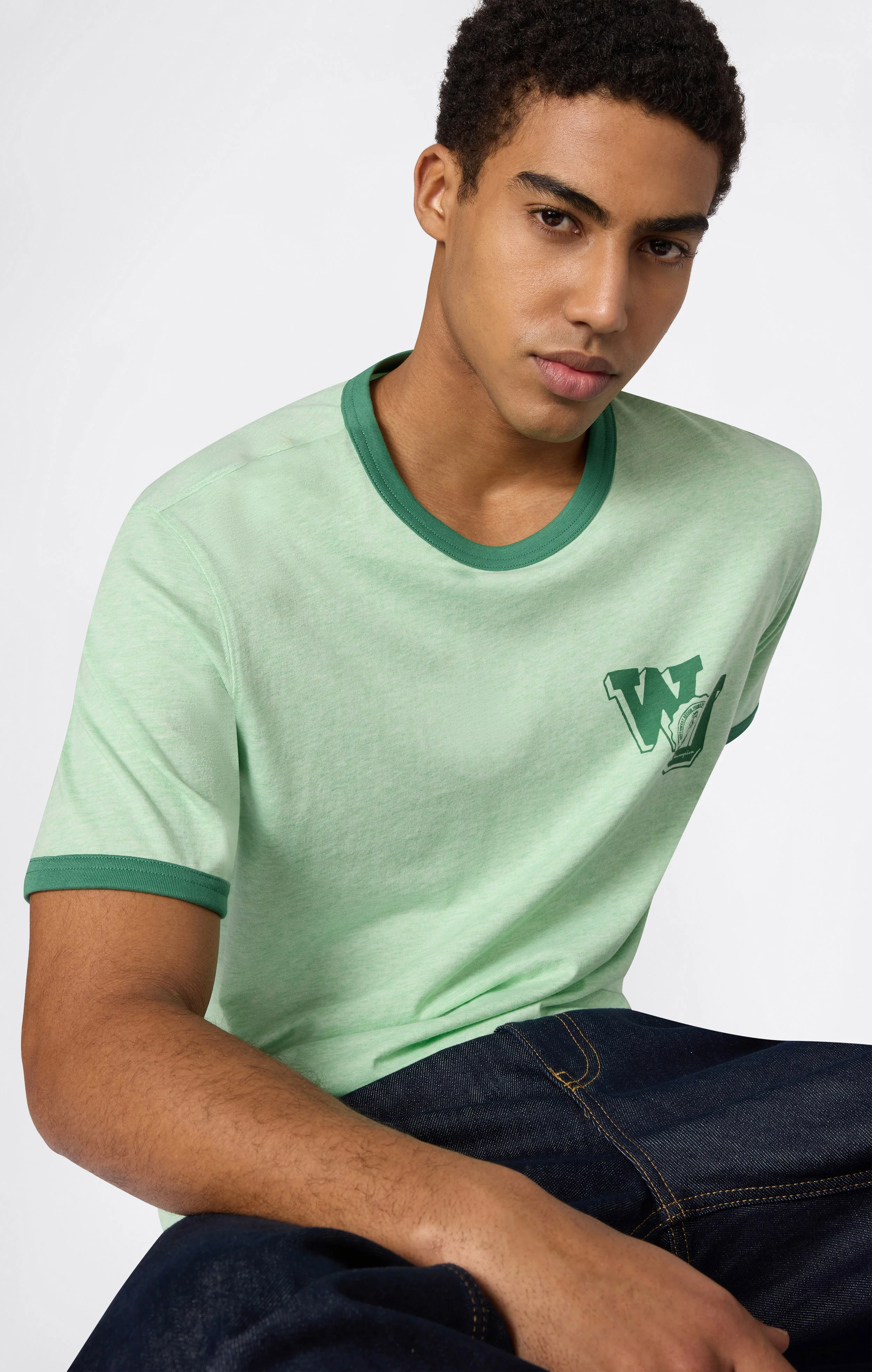 Men’s Ringer T-Shirt with Graphic - Image 3