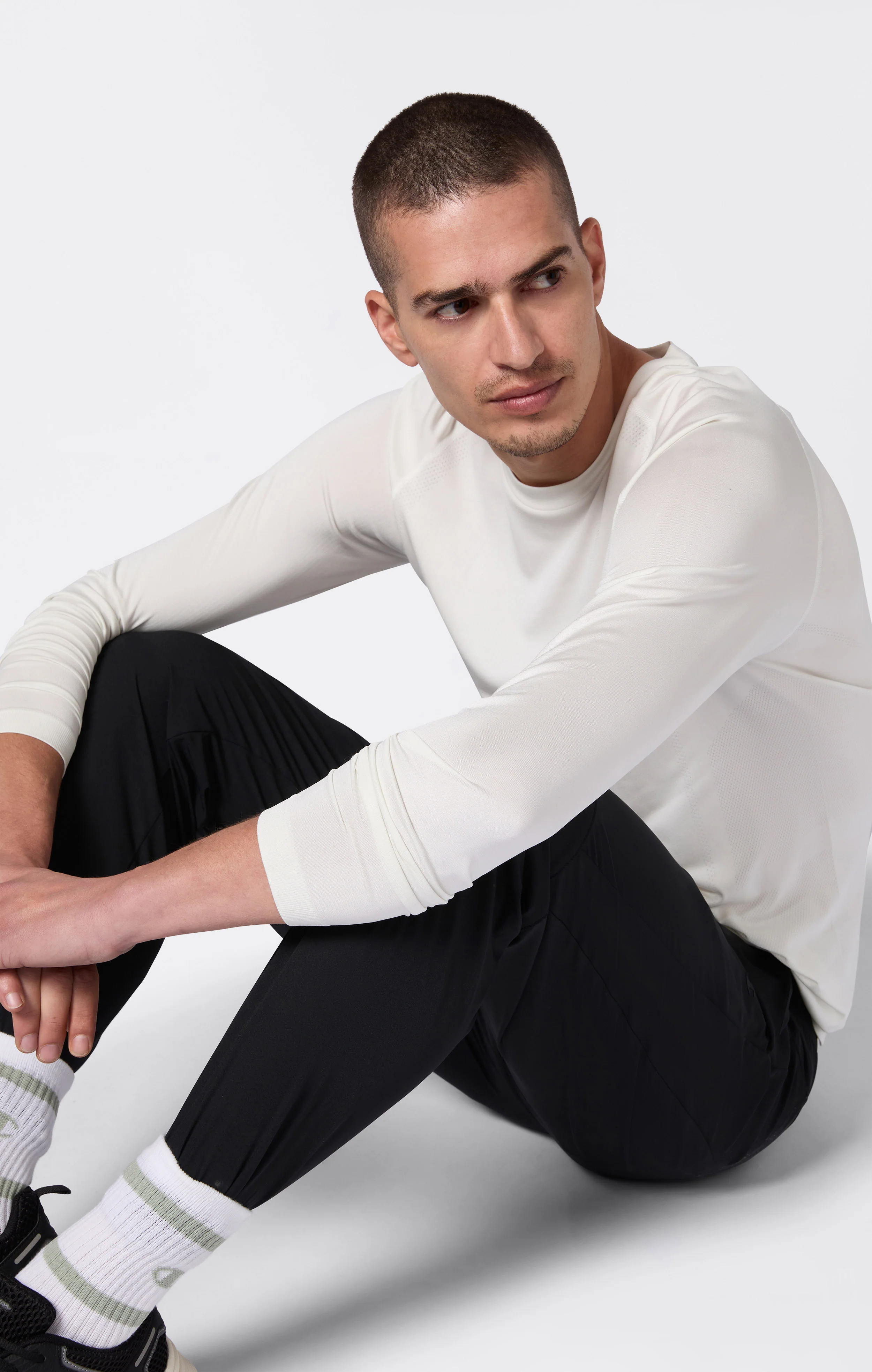 Men’s Seamless Quick Dry Long Sleeve T-Shirt - Image 5