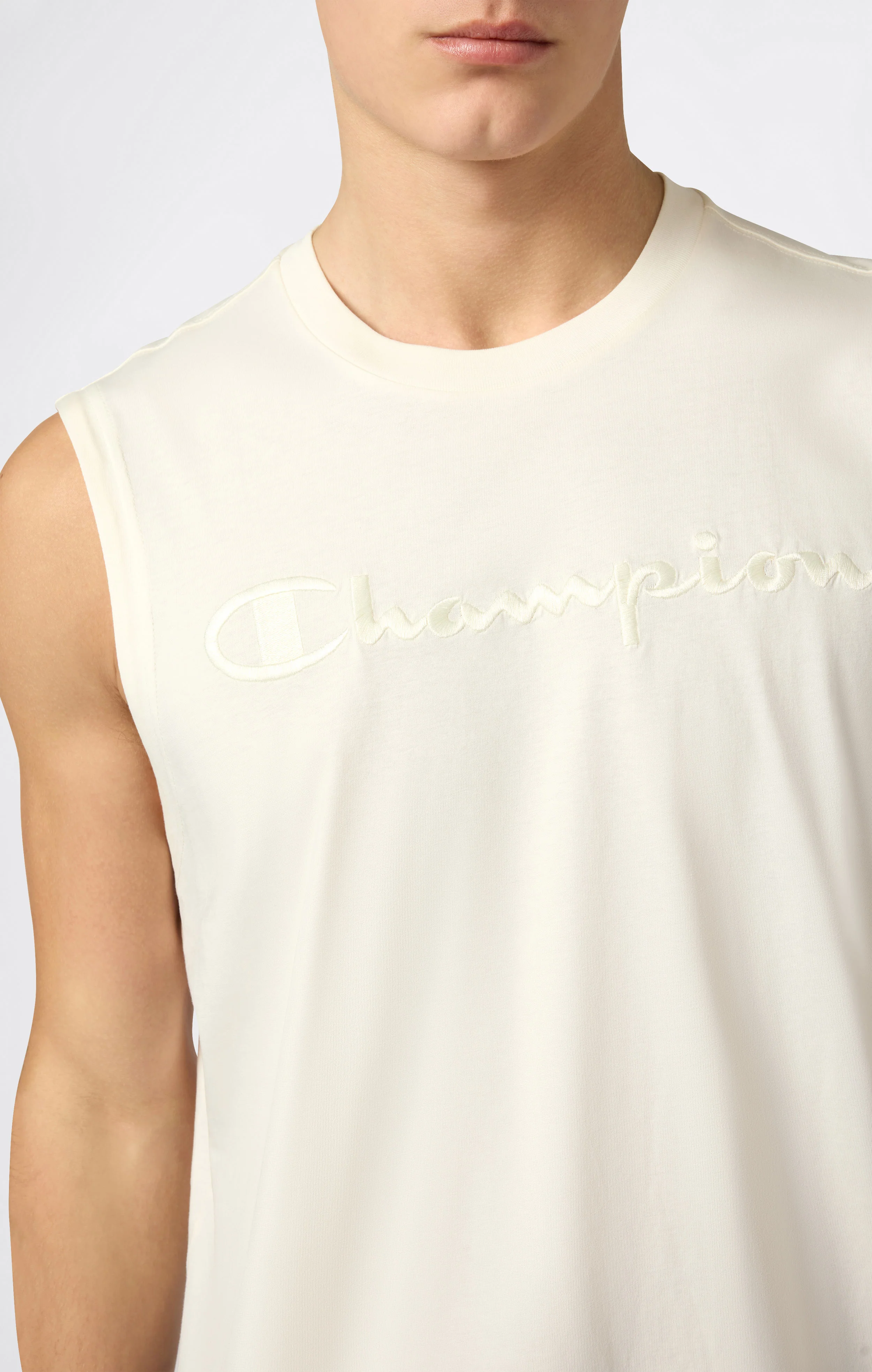 Men’s Tank Top with Maxi Embroidery Logo Icons - Image 3
