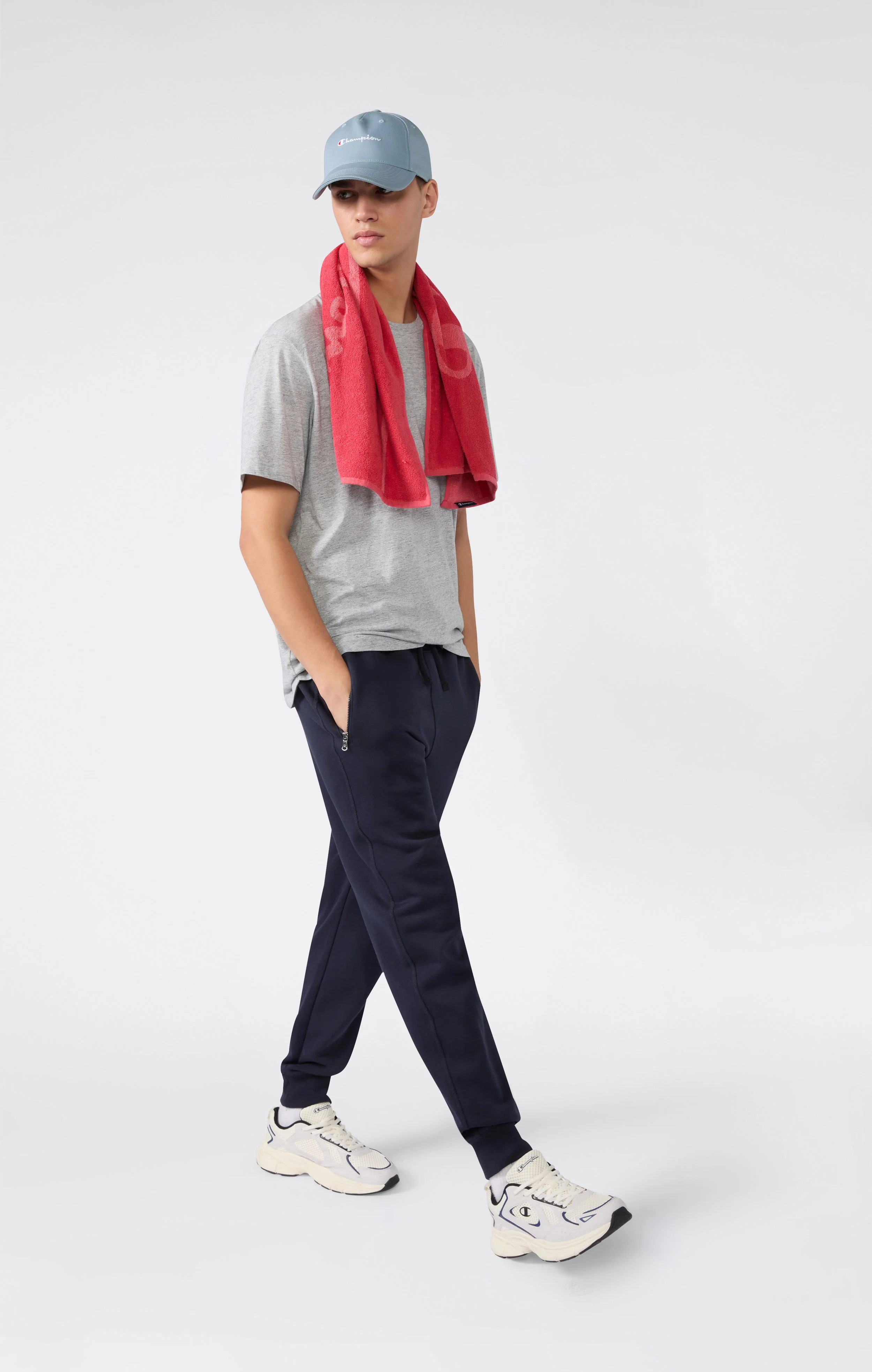 Men’s Slim Fit Fleece Pants with Cuffs and Brushed Interior Icons - Image 3