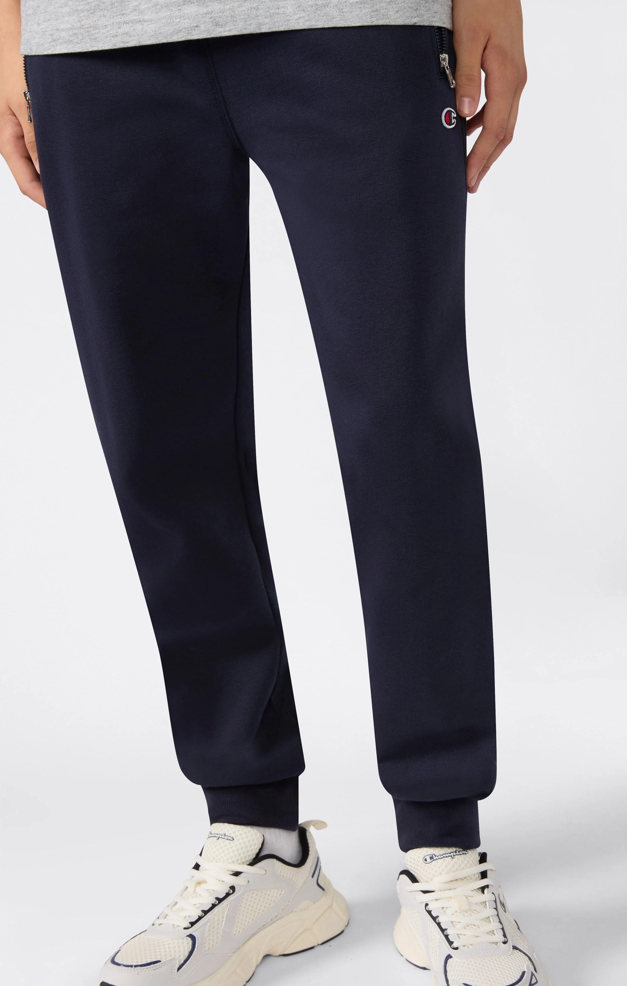 Men’s Slim Fit Fleece Pants with Cuffs and Brushed Interior Icons - Image 4
