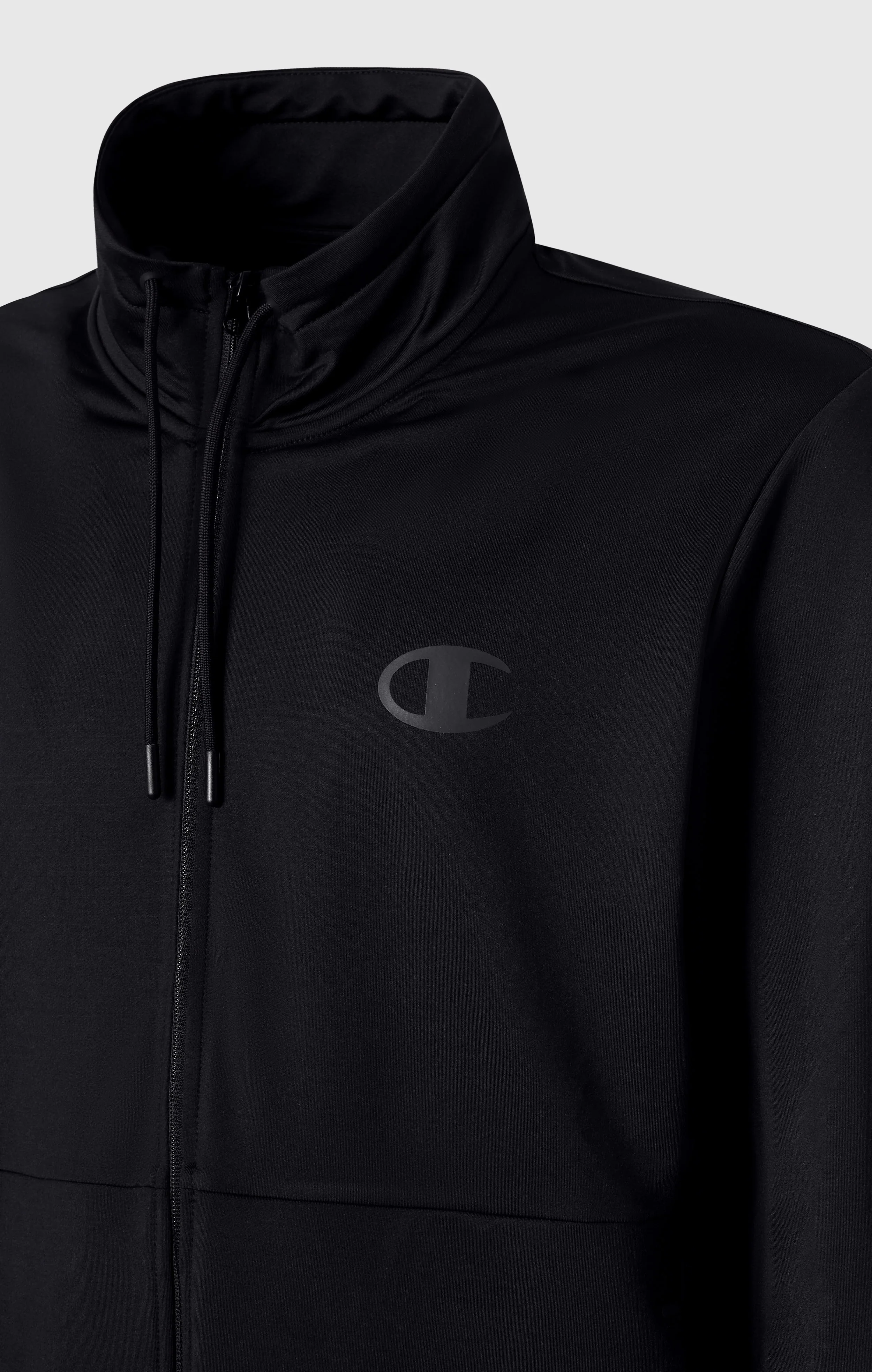 Men's Slim Fit Full-Zip Stretch Poly Hoodie - Image 8
