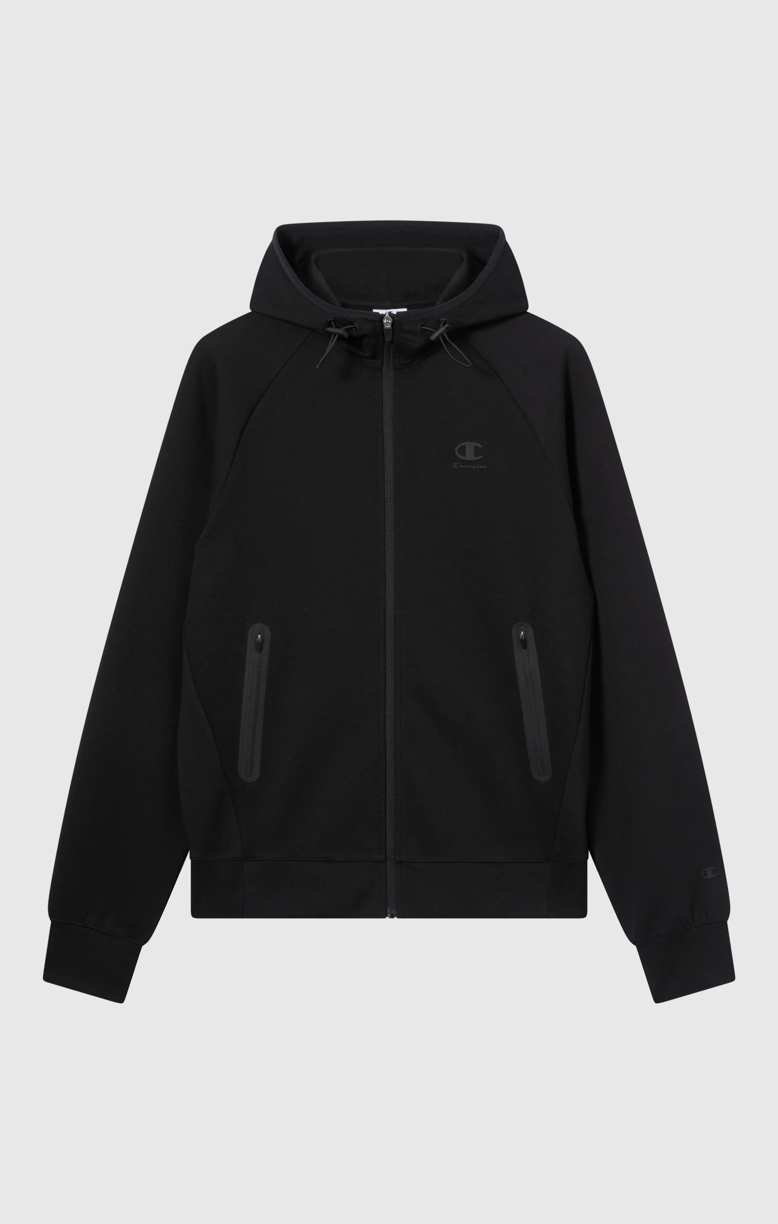 Men’s Stretch Poly-Cotton Full Zip Hooded Sweatshirt C-Tech - Image 6