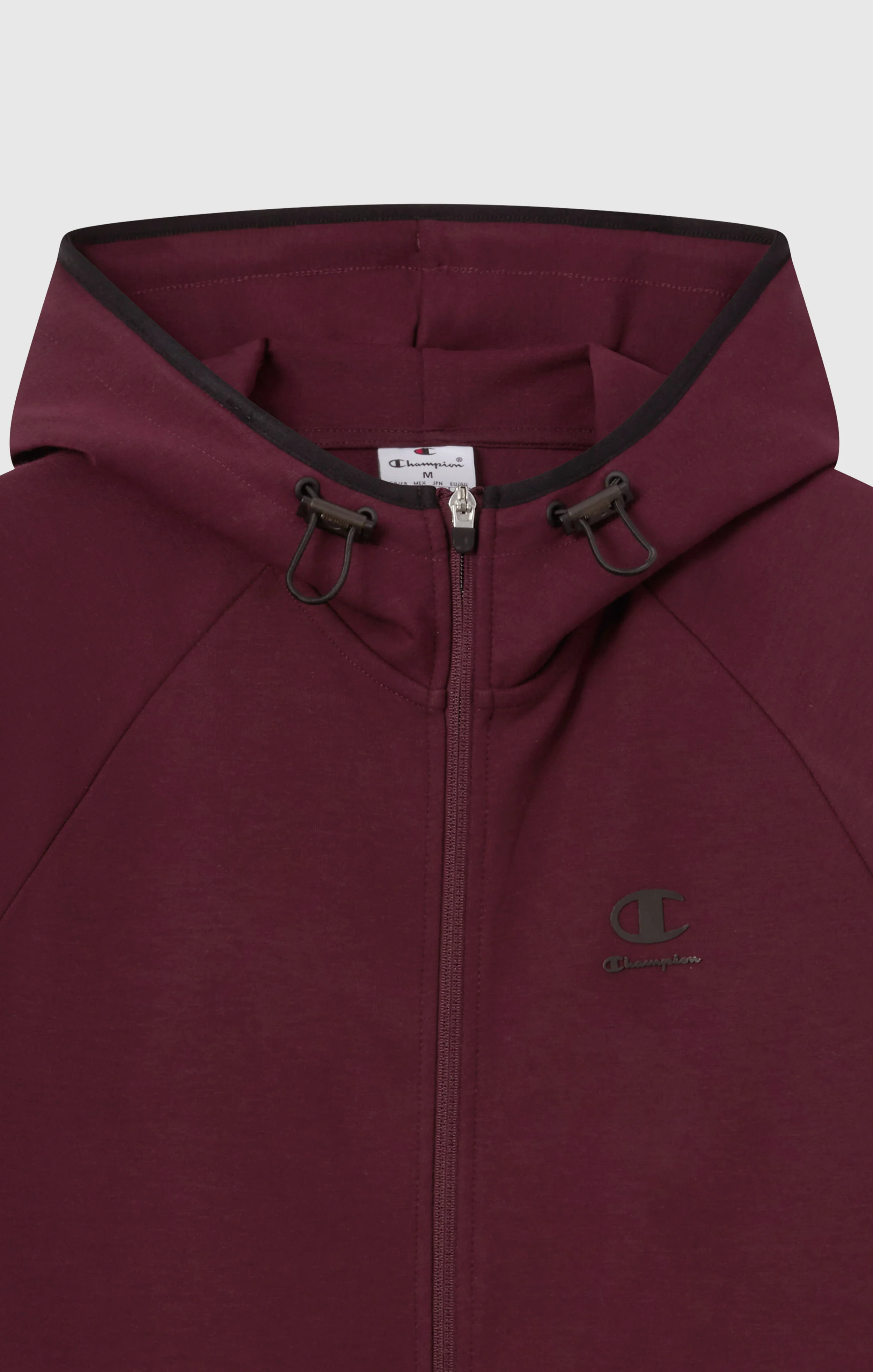 Men’s Stretch Poly-Cotton Full Zip Hooded Sweatshirt C-Tech - Image 5