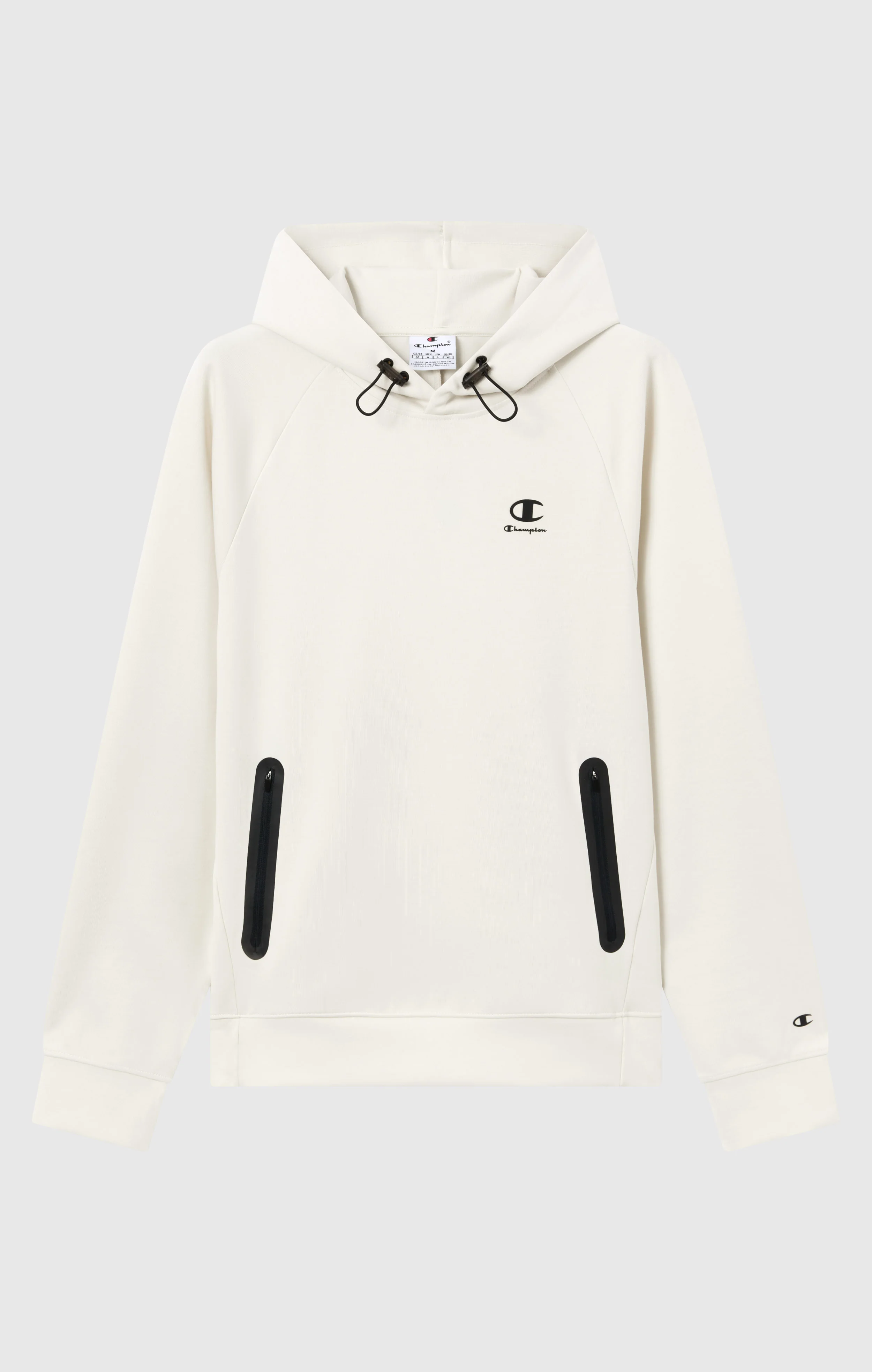 Men’s Stretch Poly-Cotton Hooded Sweatshirt C-Tech - Image 6