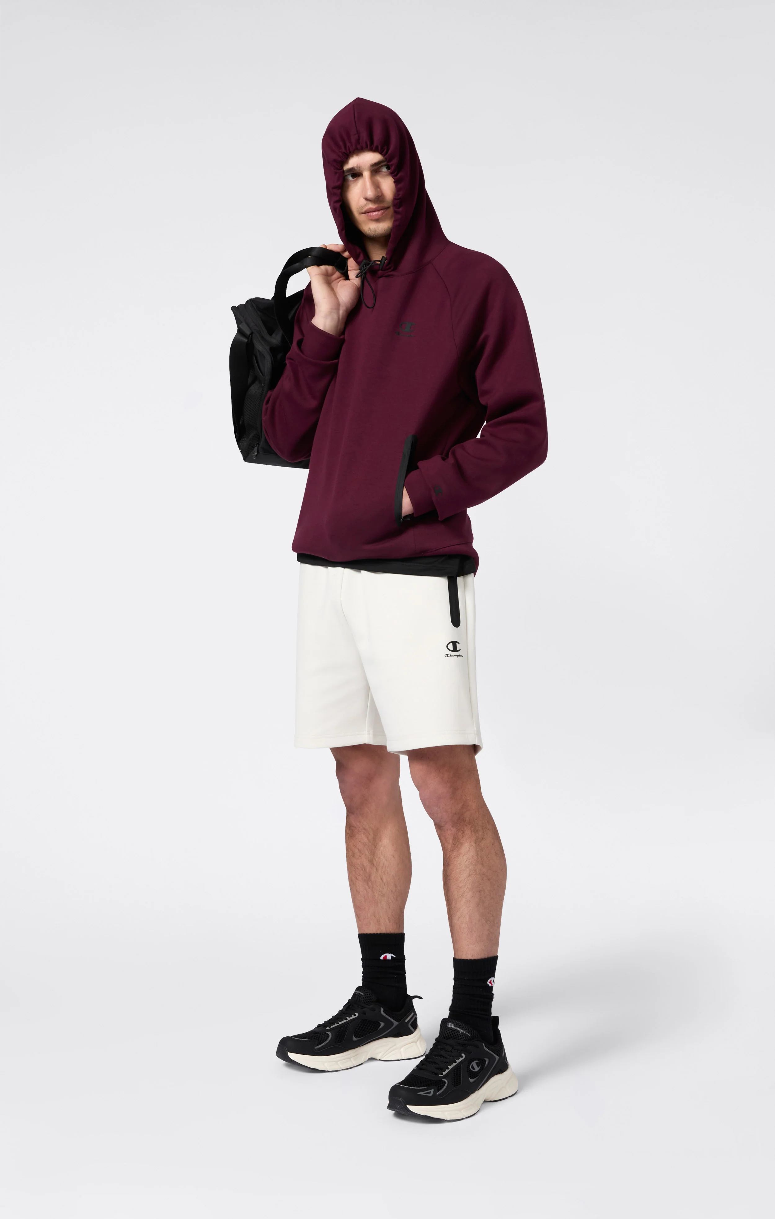 Men’s Stretch Poly Shorts With Heat-Sealed Pockets C-Tech - Image 5