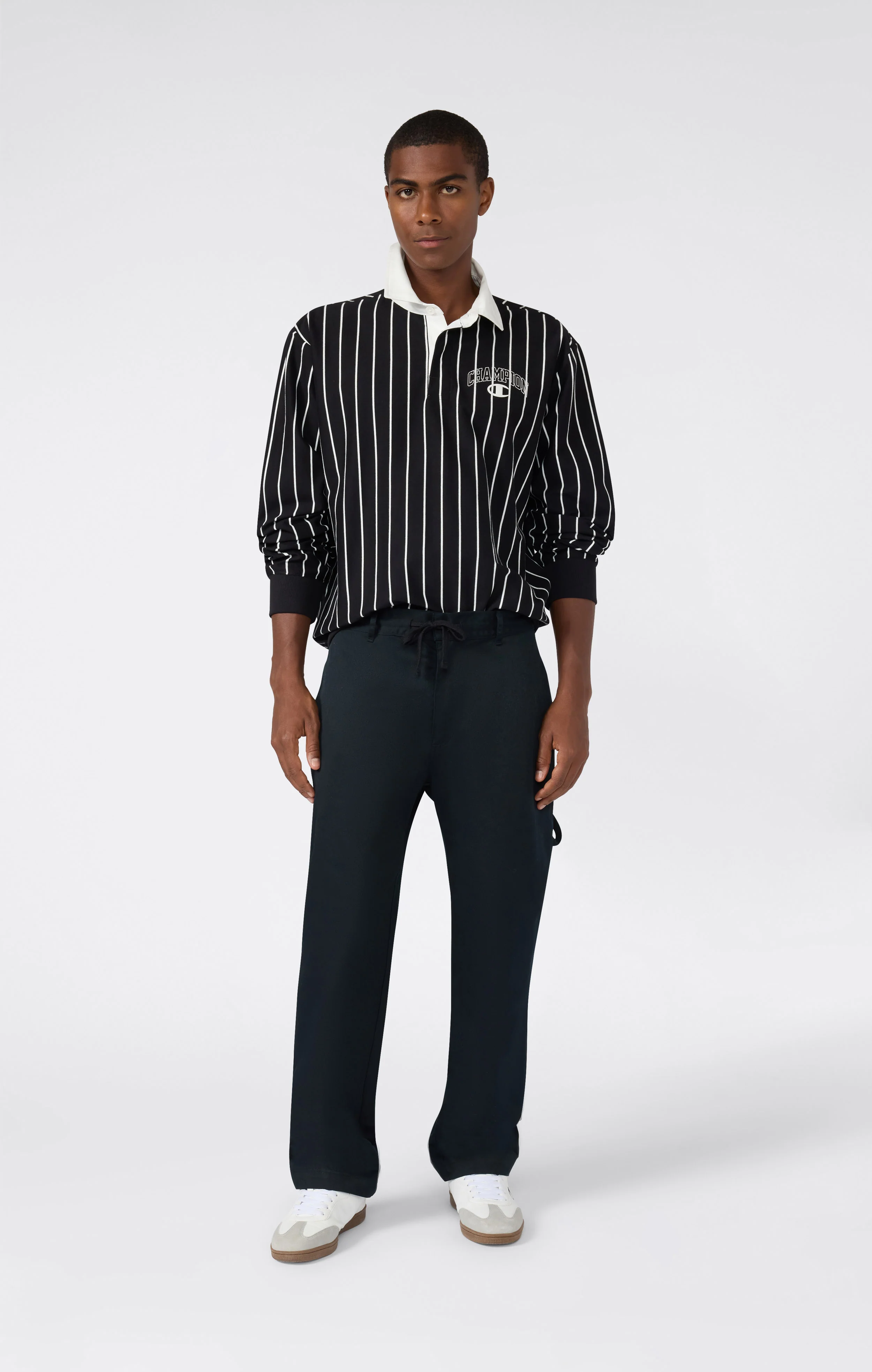 Men’s Striped Polo Street Varsity - Image 2