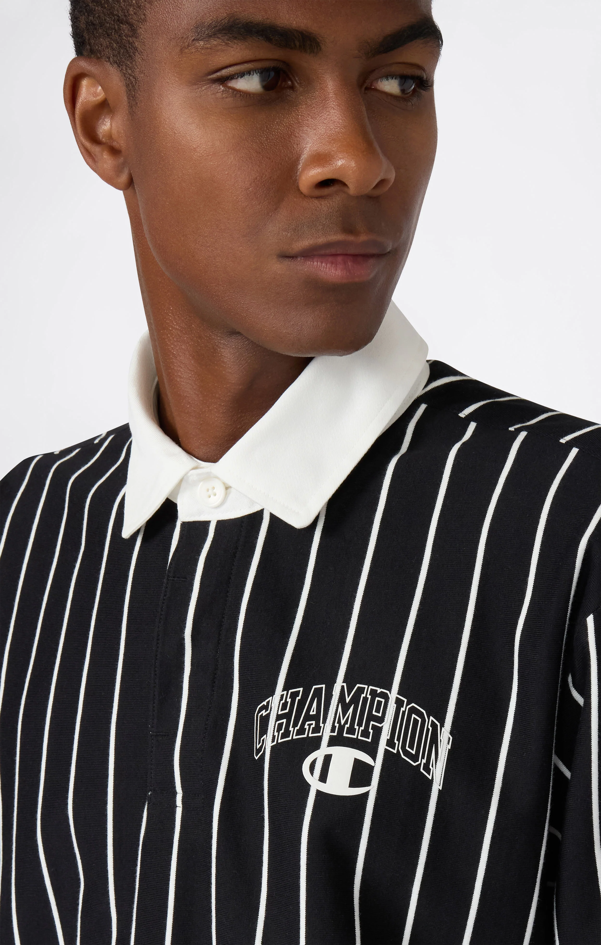 Men’s Striped Polo Street Varsity - Image 4