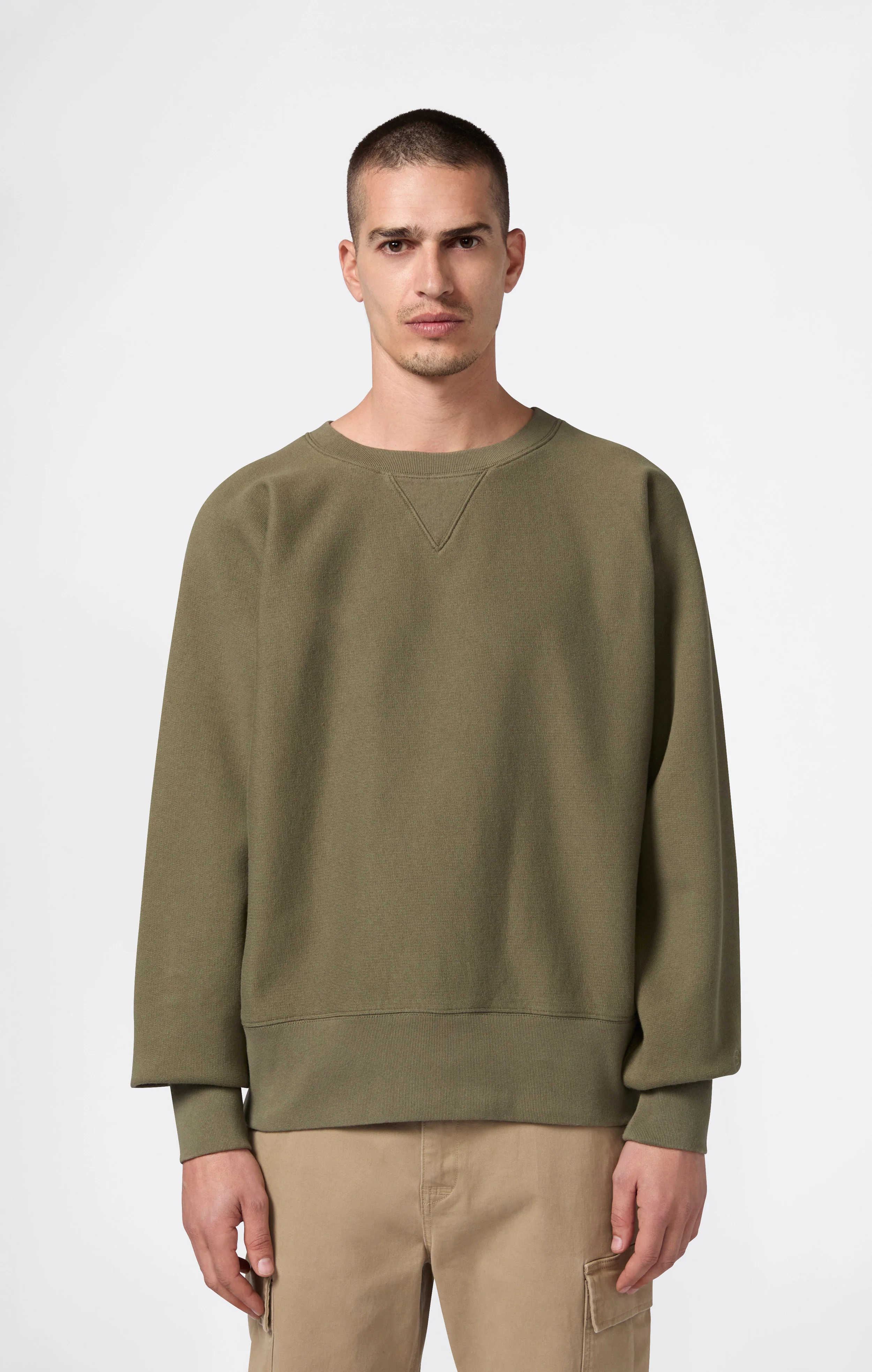 Men’s Sweatshirt in Reverse Weave Index & Archives Lighthouse
