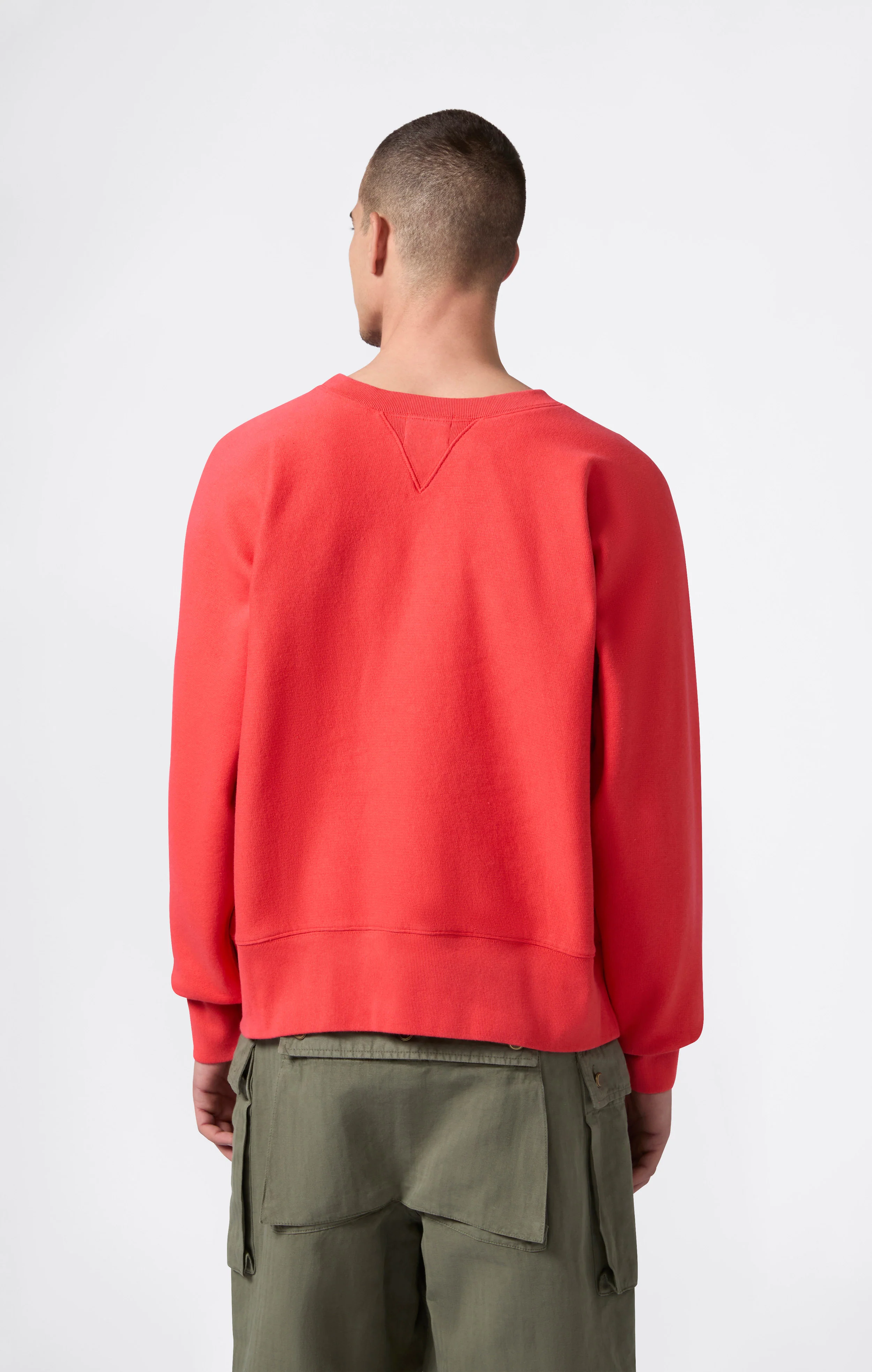 Men’s Sweatshirt in Reverse Weave Index & Archives Lighthouse - Image 3