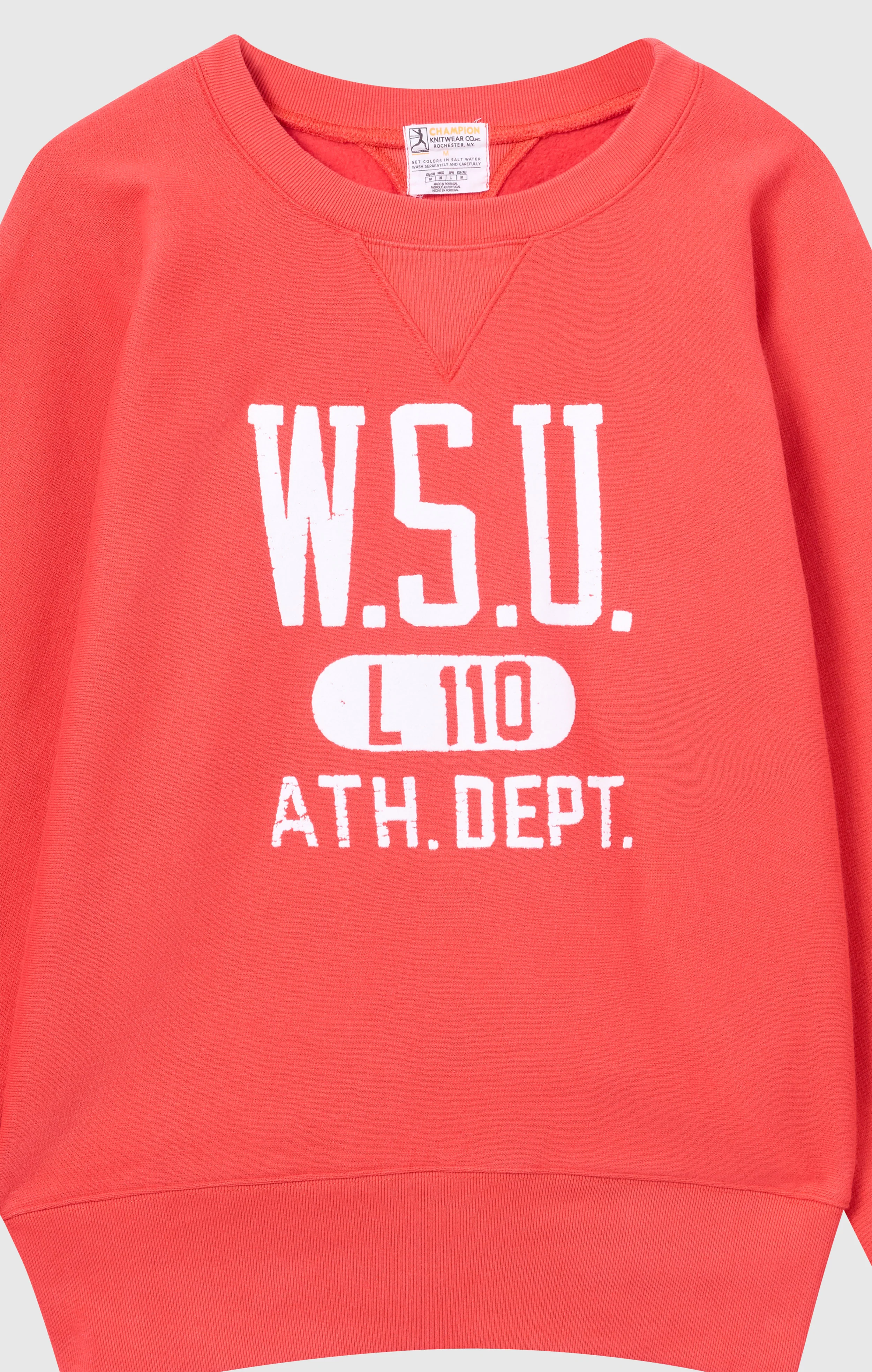 Men’s Sweatshirt in Reverse Weave Index & Archives Lighthouse - Image 7