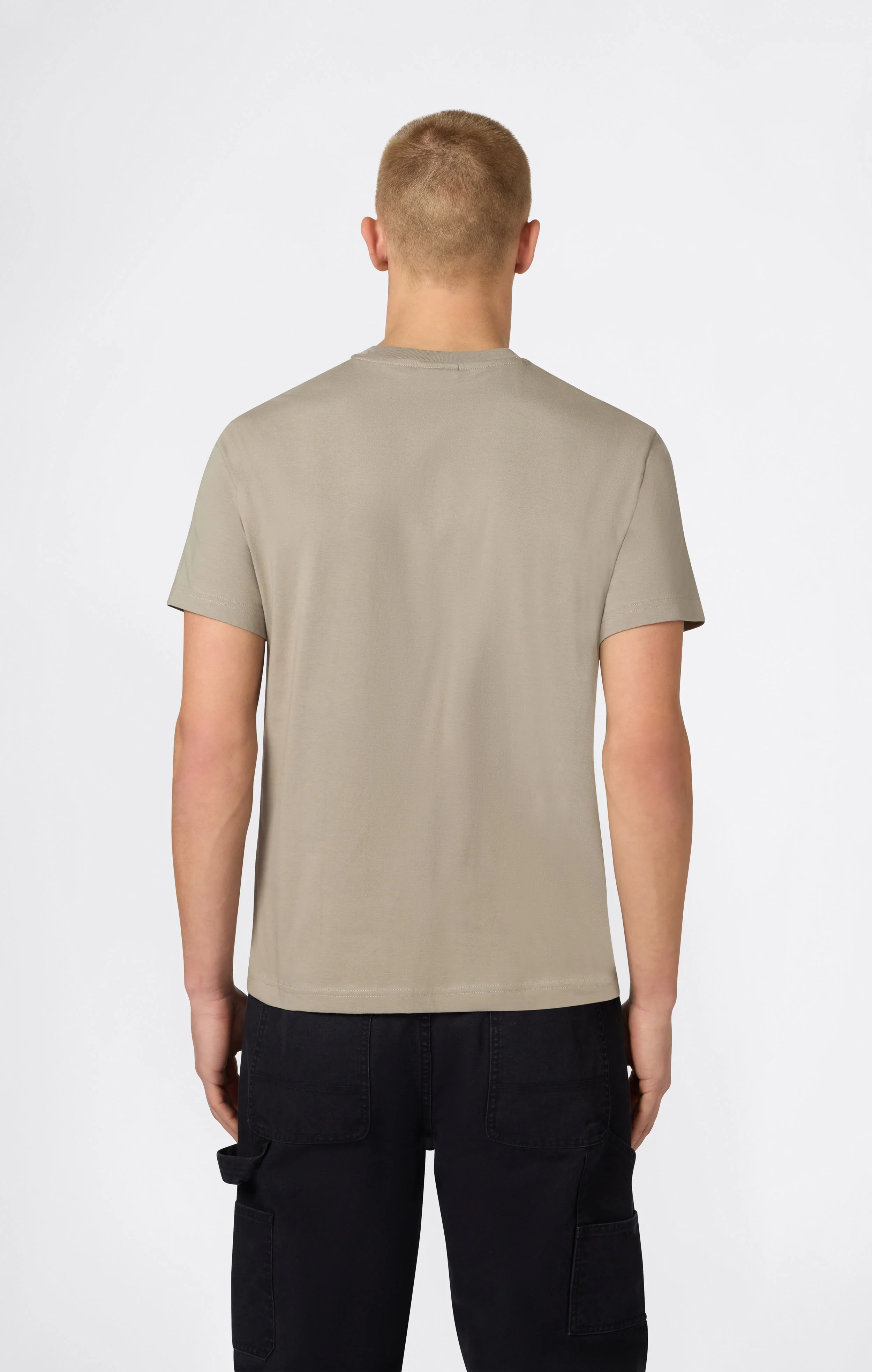 Men’s T-Shirt with Small C Embroidery Logo Icons - Image 4