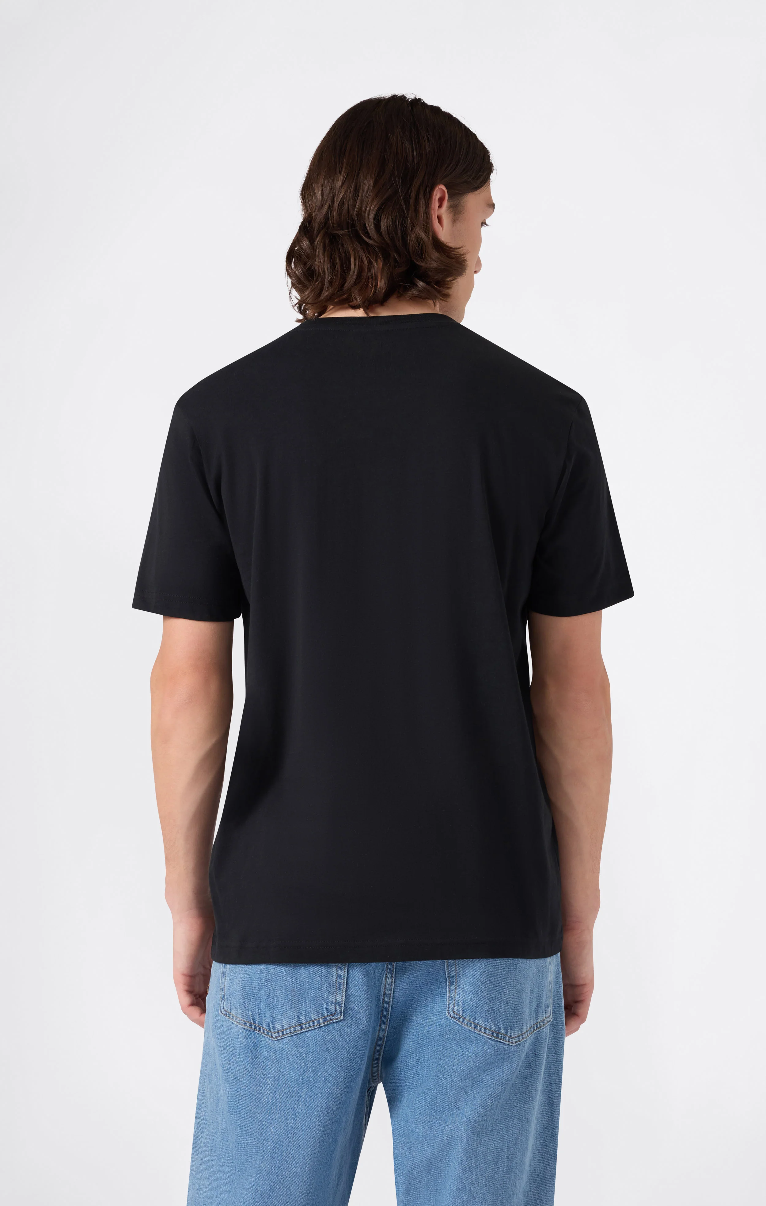 Men’s T-Shirt with Small Embroidered Logo Icons - Image 3