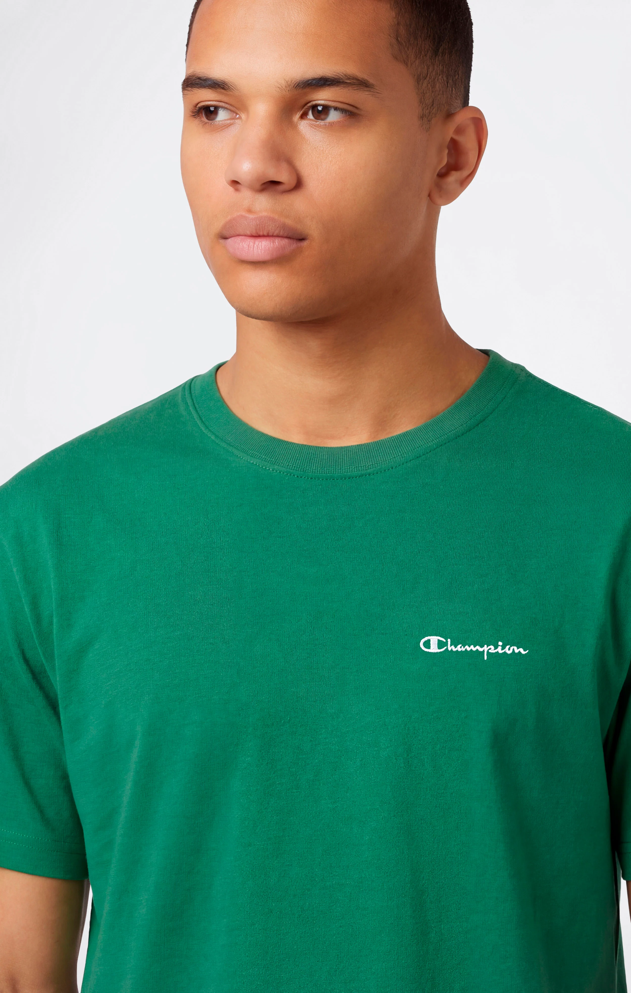 Men’s T-Shirt with Small Embroidered Logo Icons - Image 4