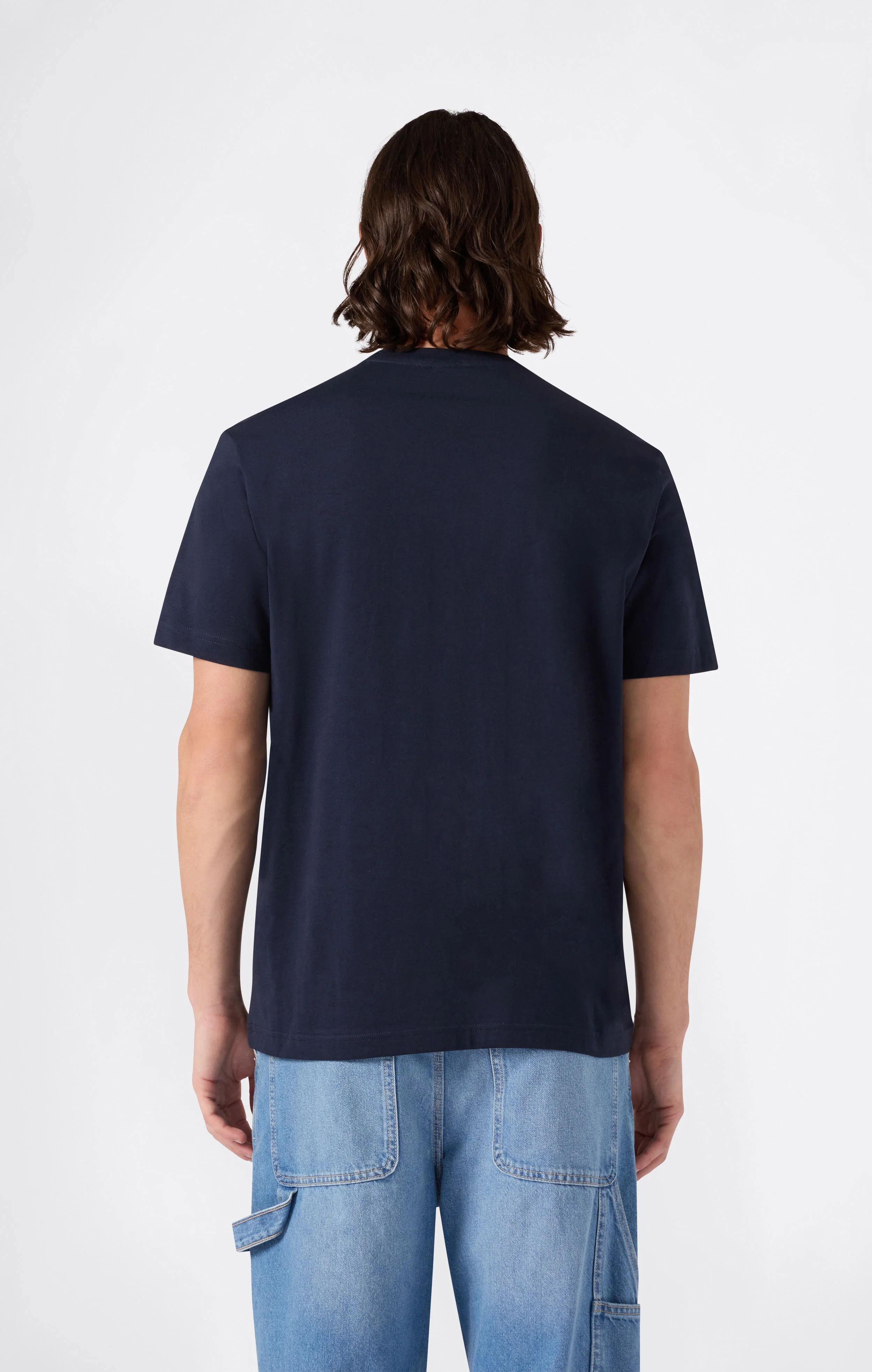 Men’s T-Shirt with Small Embroidered Logo Icons - Image 3
