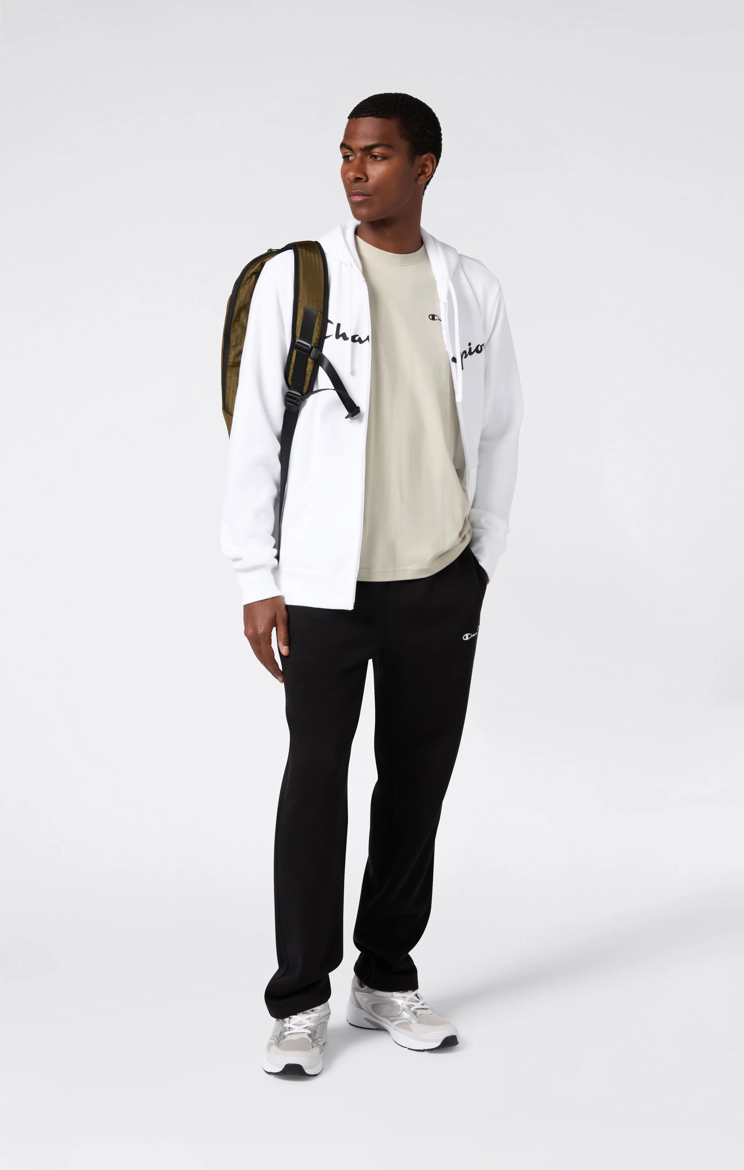 Men’s T-Shirt with Small Embroidered Logo Icons - Image 4