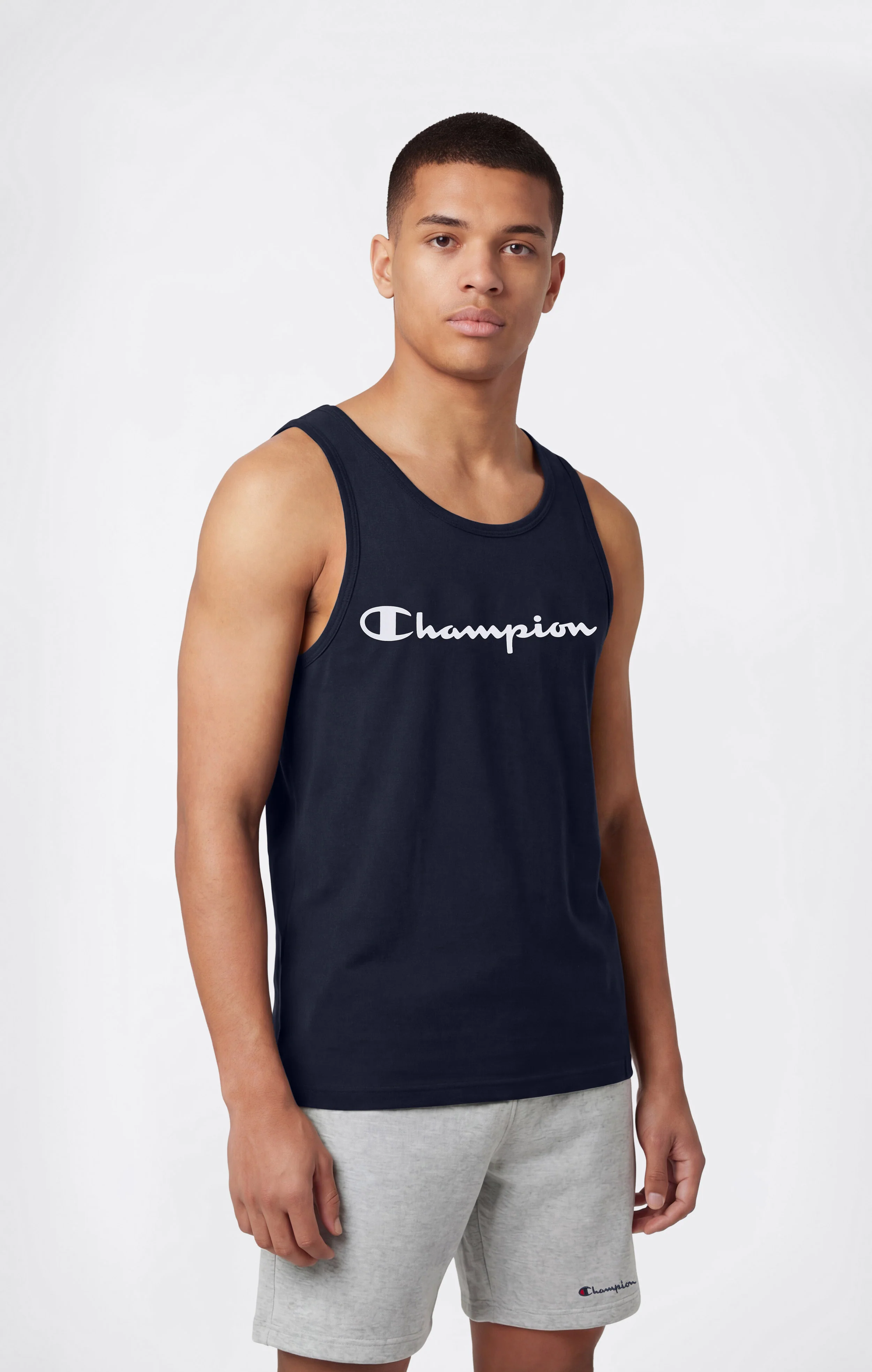 Men’s Tank Top with Maxi Printed Logo