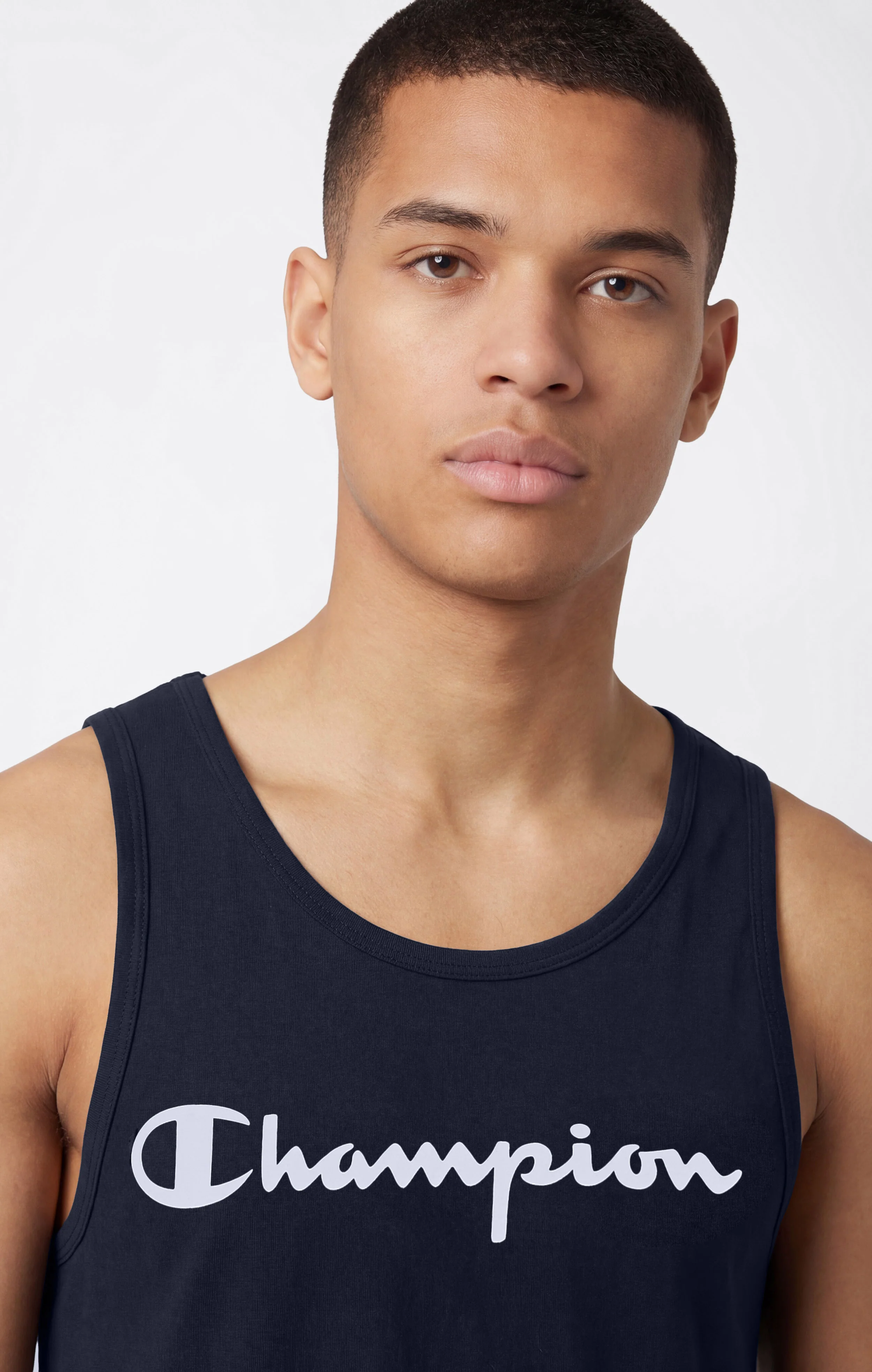 Men’s Tank Top with Maxi Printed Logo - Image 4