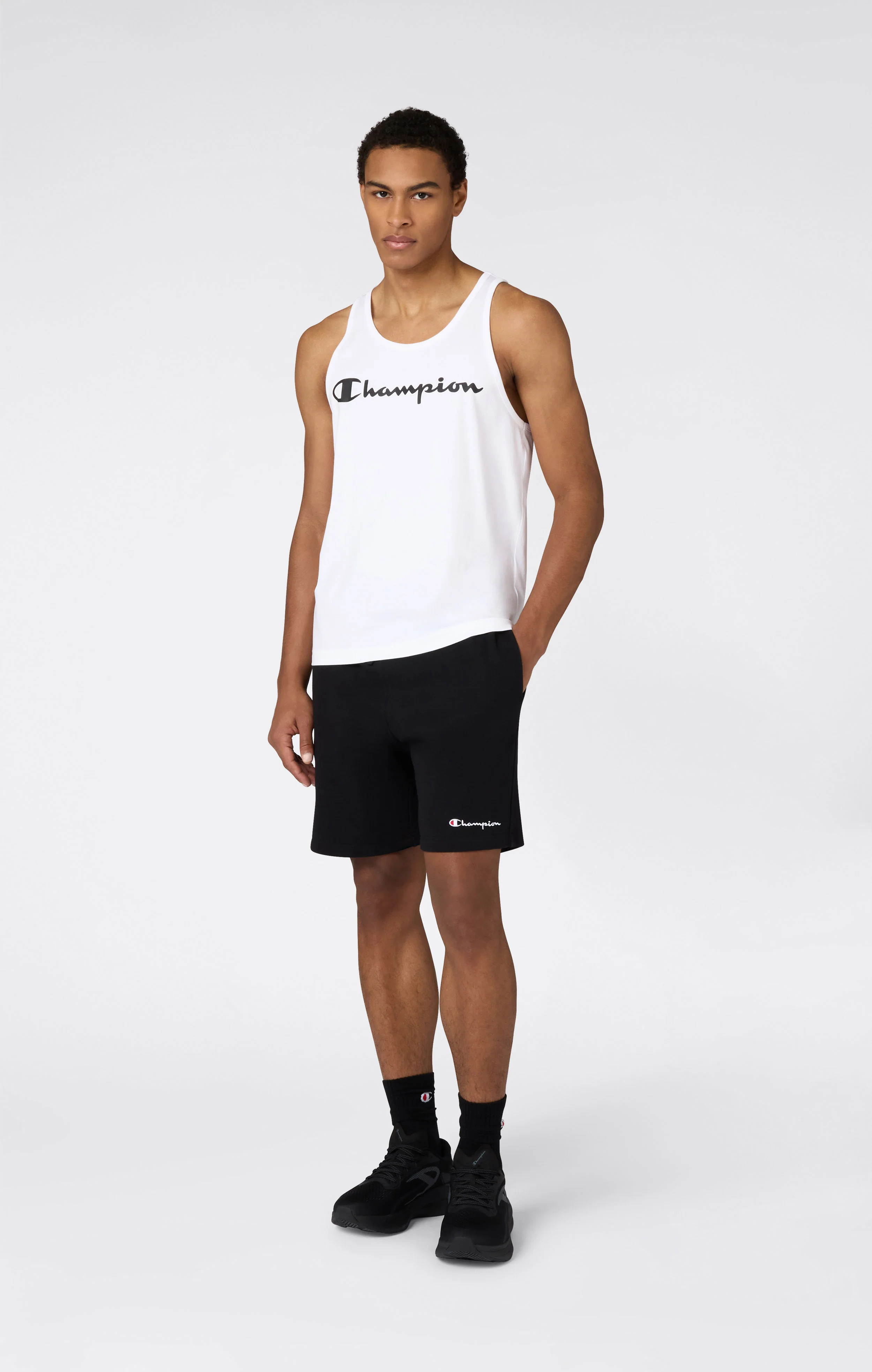 Men’s Tank Top with Maxi Printed Logo - Image 4