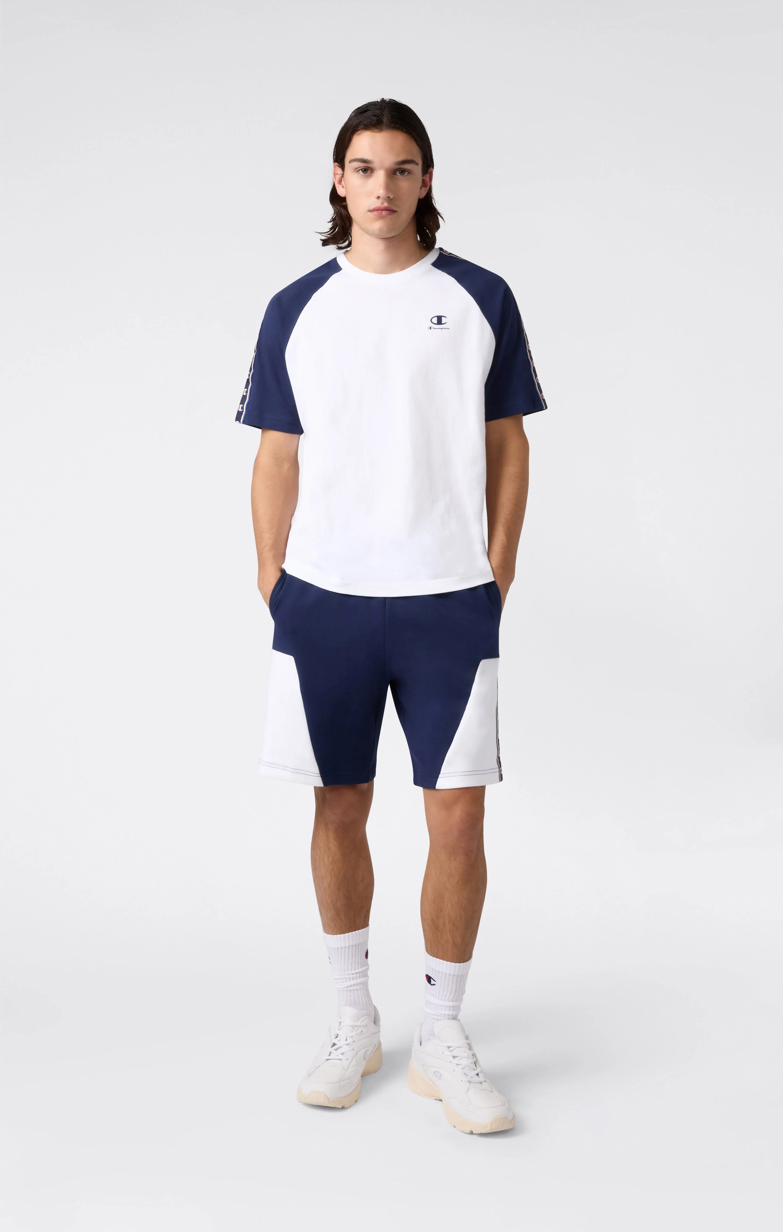 Men’s Tape Logo Raglan Sleeve T-Shirt - Image 3