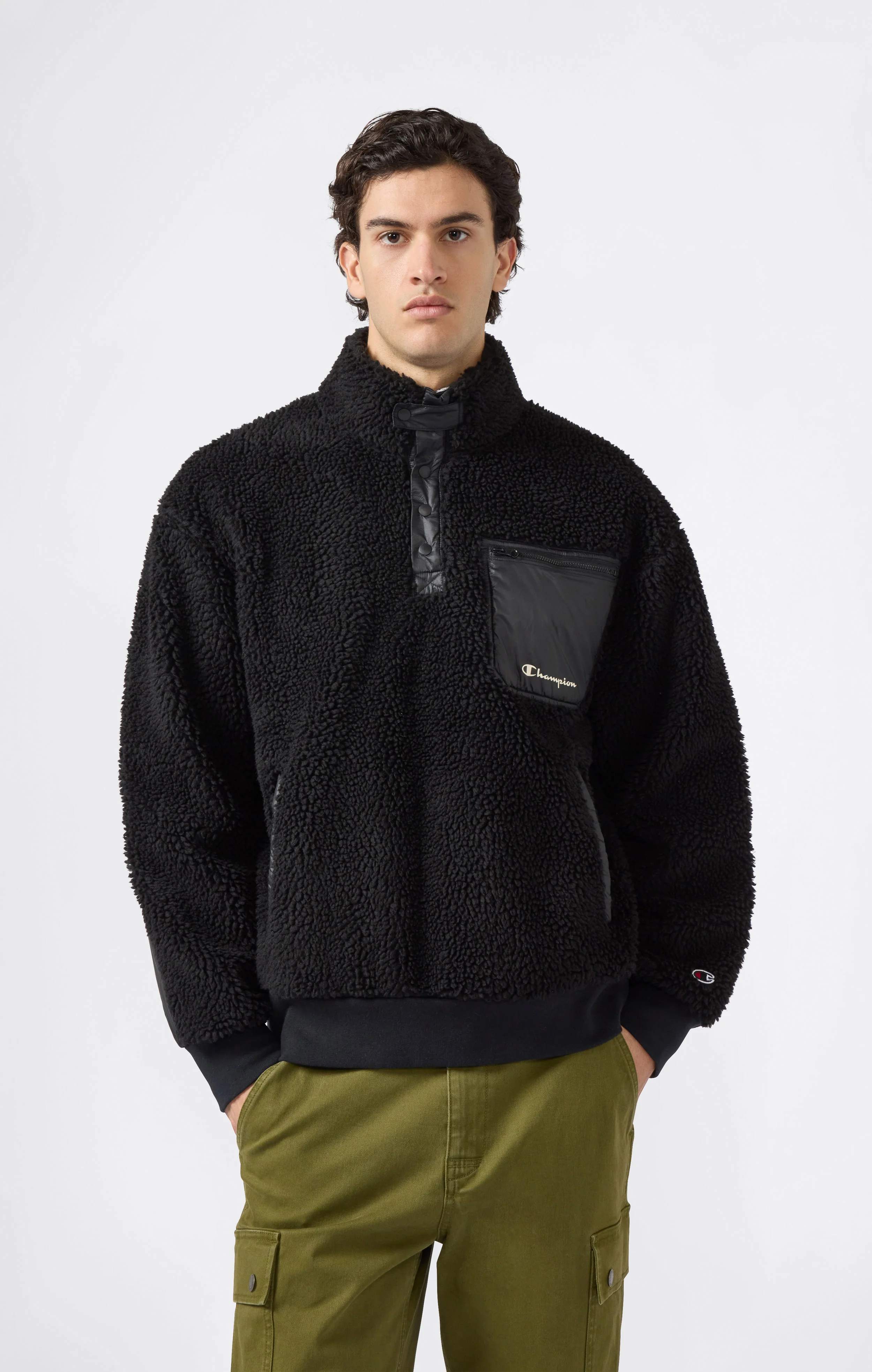 Men’s Polar Teddy Half-Zip Top
