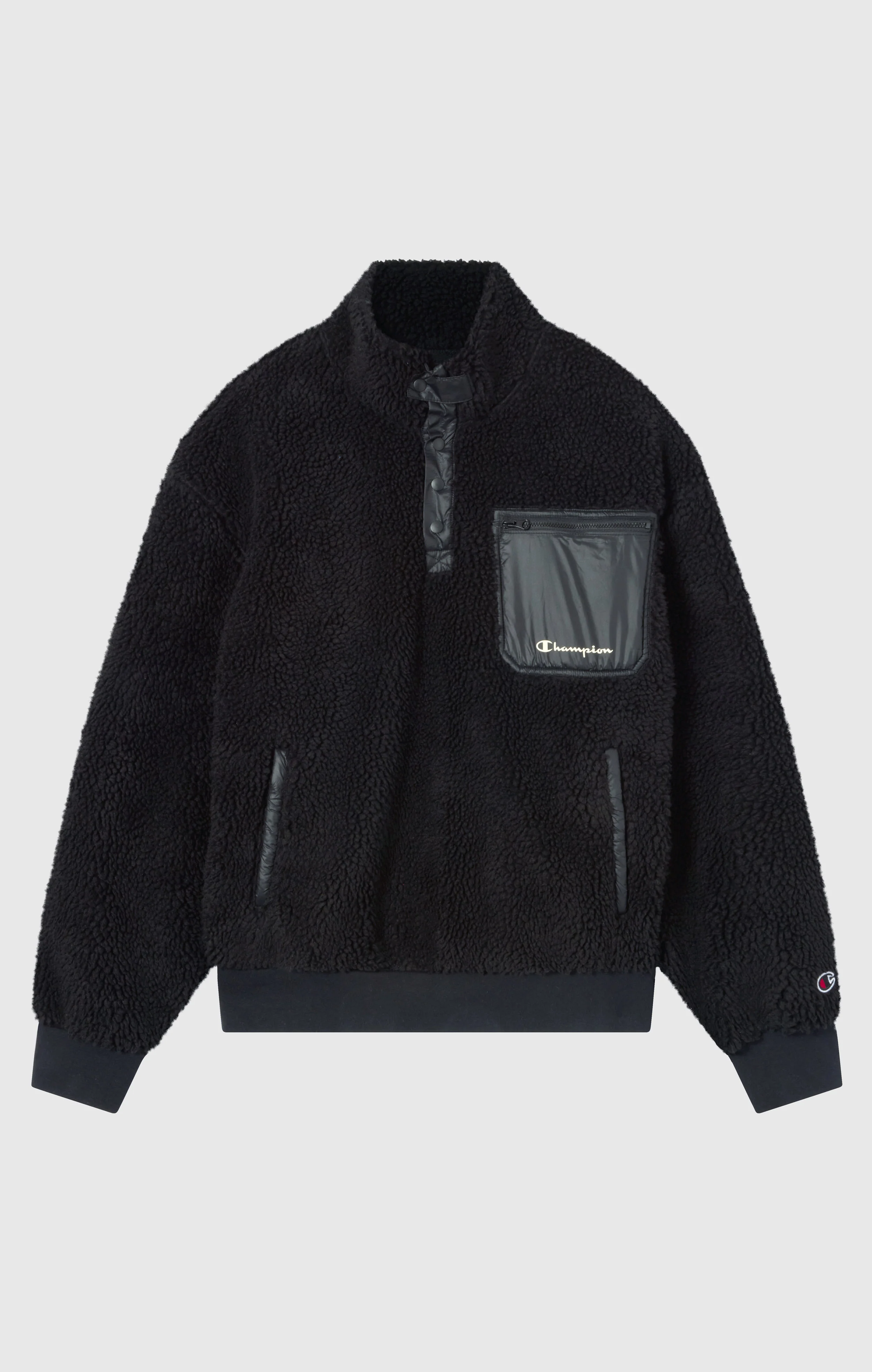 Men’s Polar Teddy Half-Zip Top - Image 5