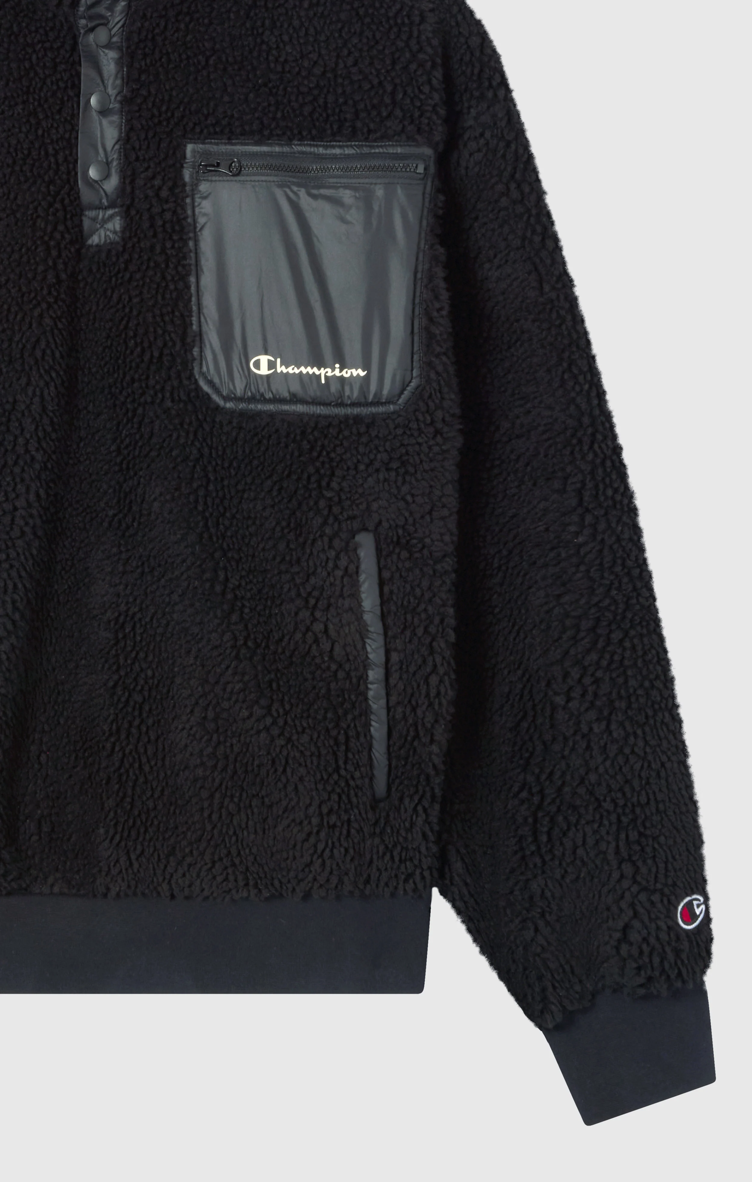 Men’s Polar Teddy Half-Zip Top - Image 6