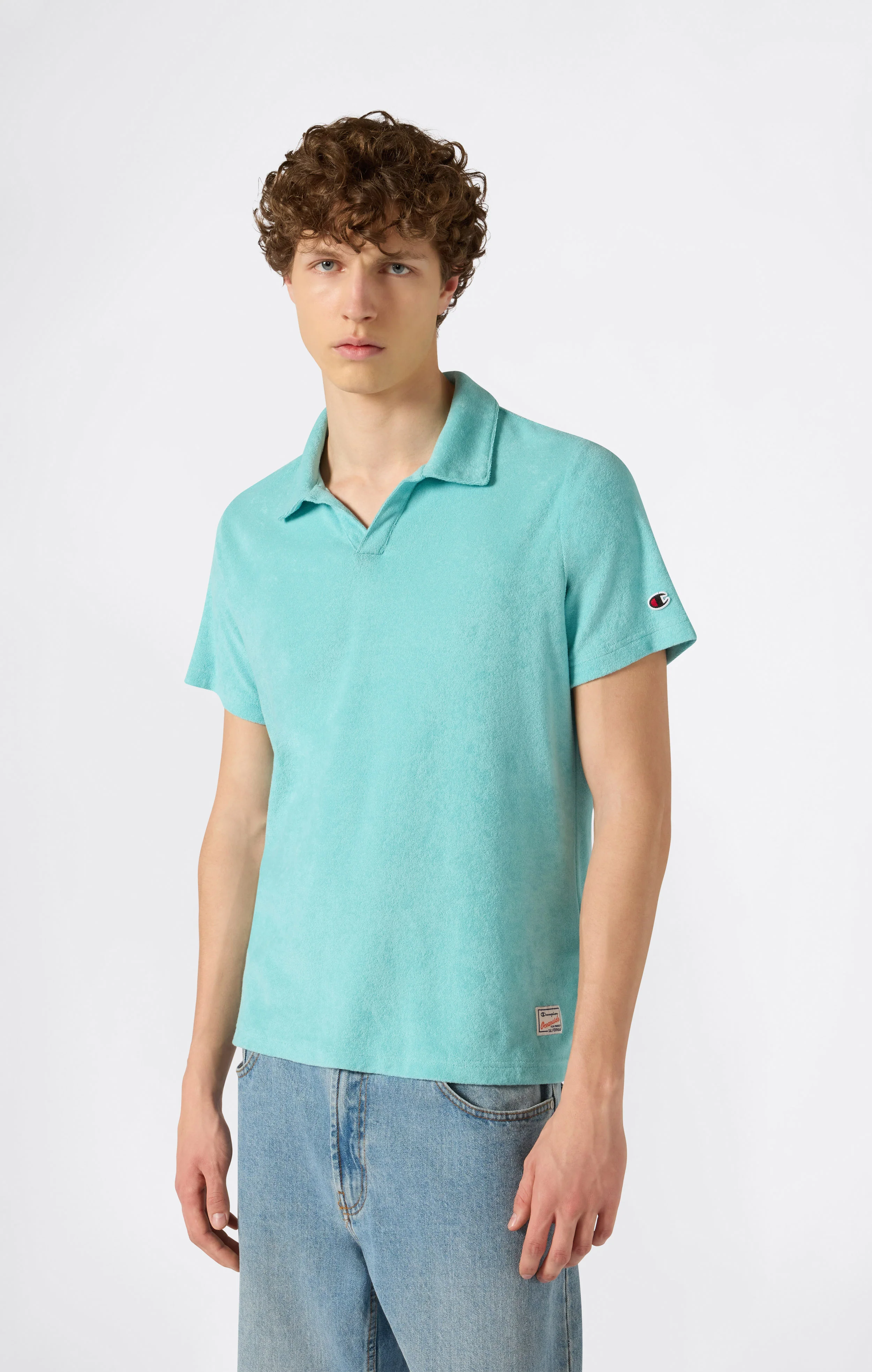 Men’s Towel Terry Polo Shirt