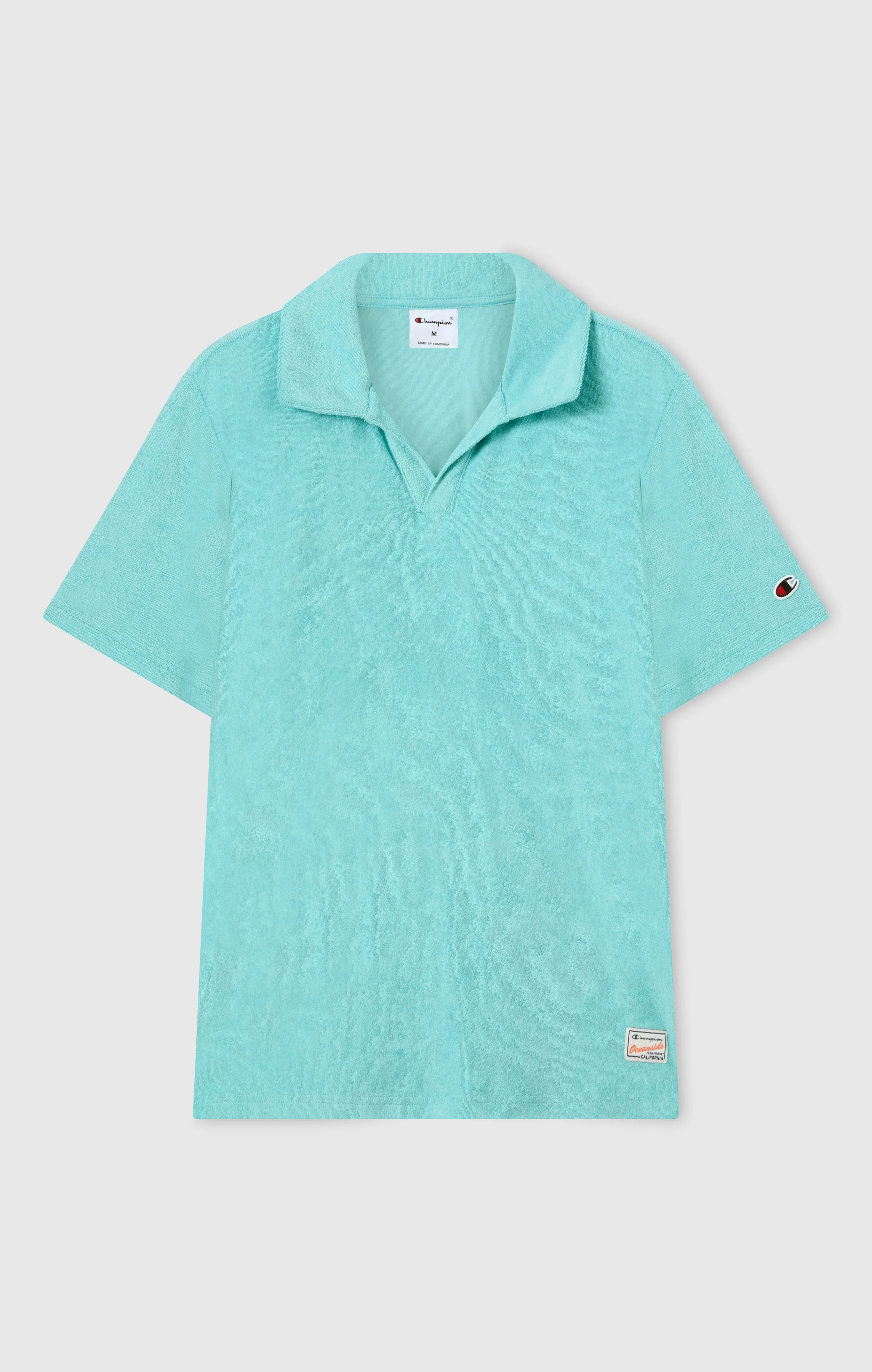 Men’s Towel Terry Polo Shirt - Image 5