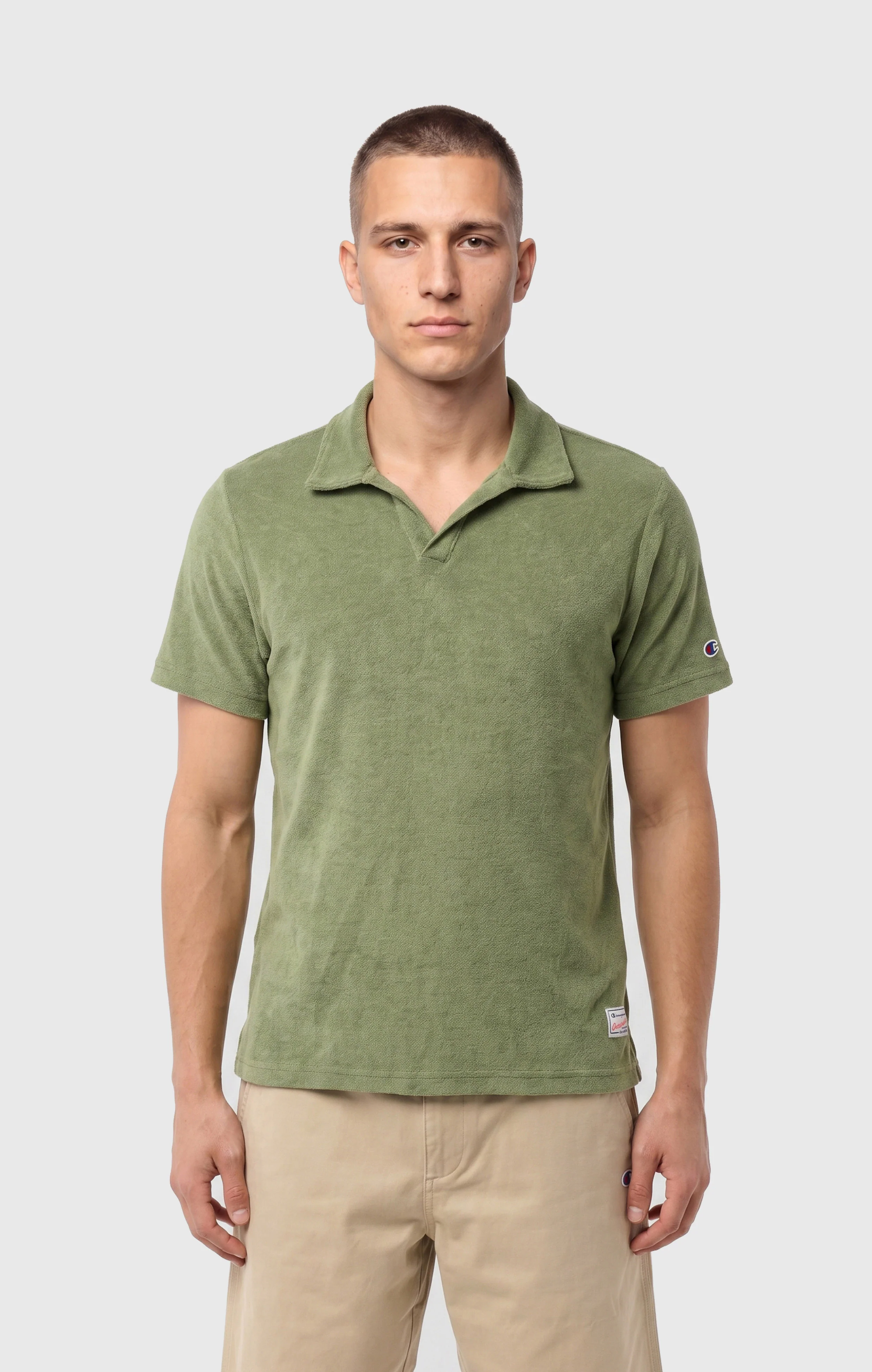 Men’s Towel Terry Polo Shirt