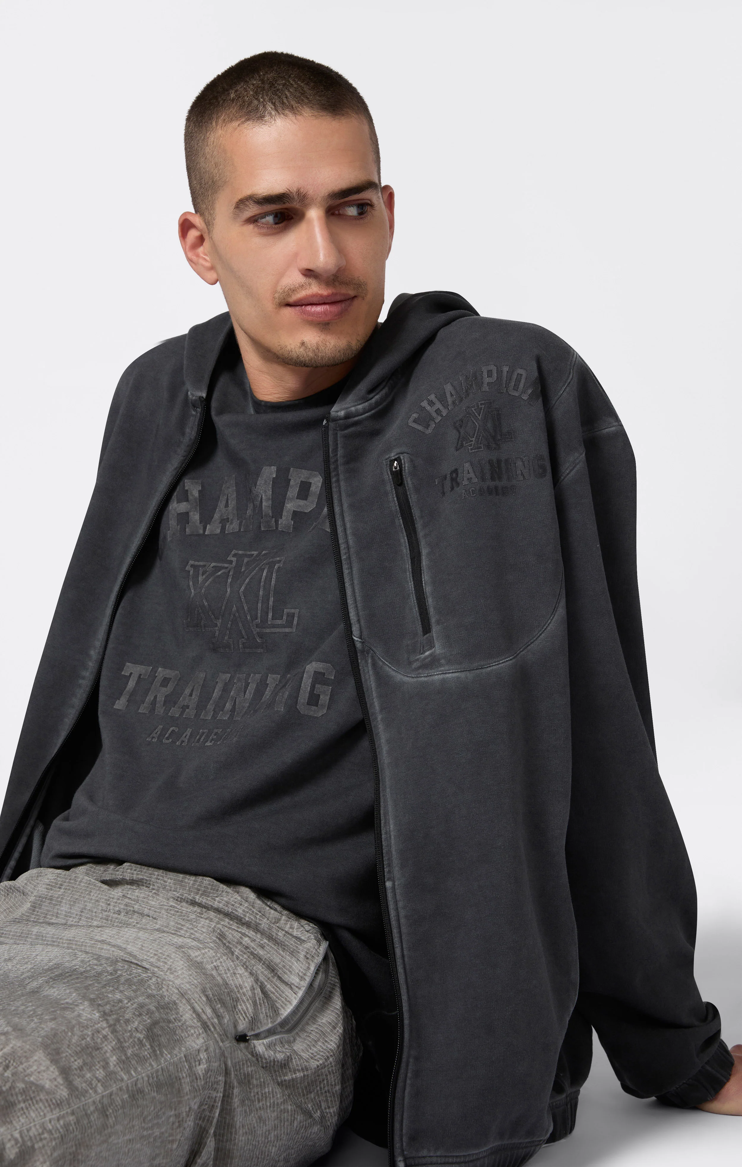 Men’s Washed Cotton Stretch T-Shirt - Image 3