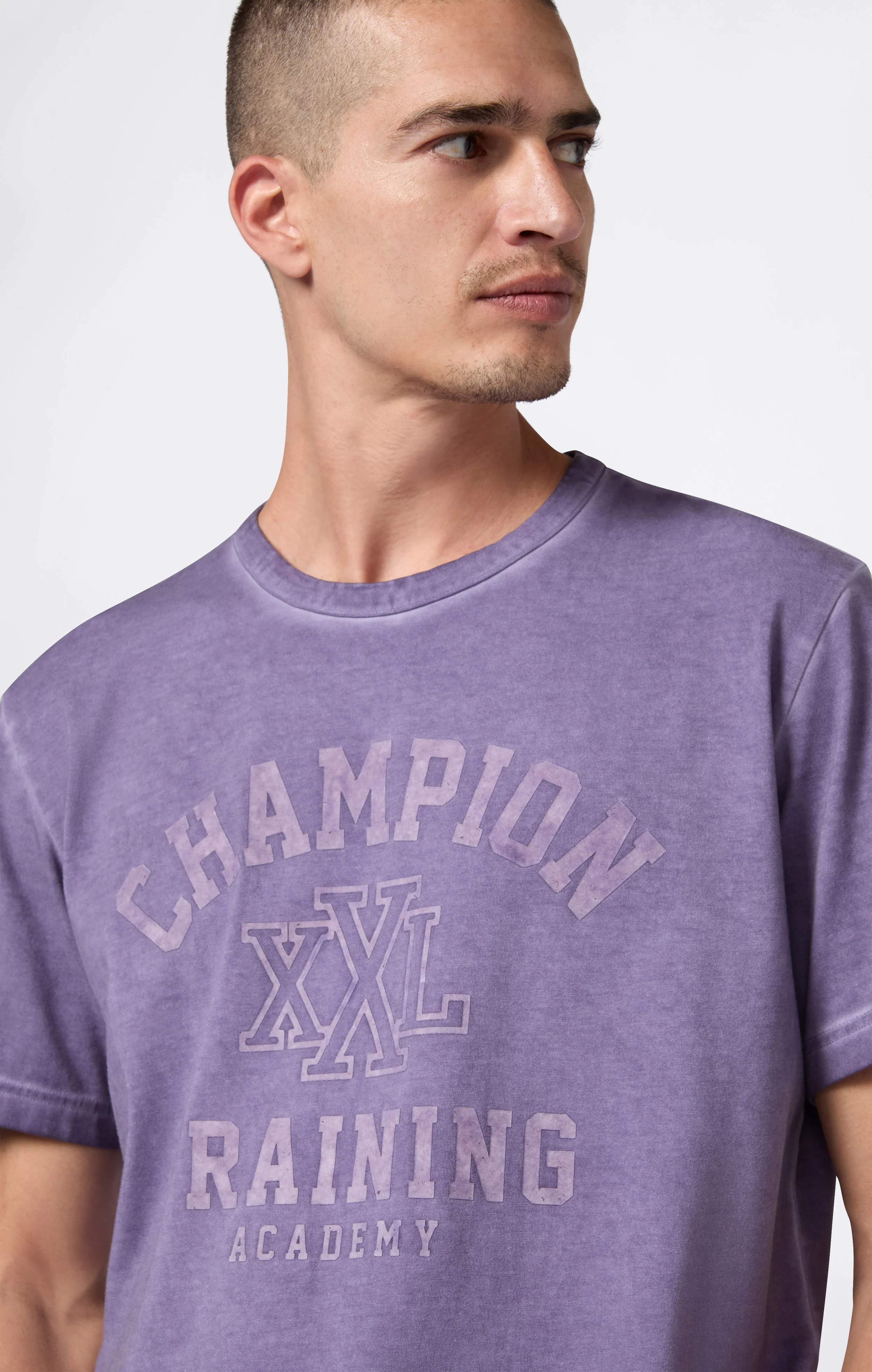 Men’s Washed Cotton Stretch T-Shirt - Image 3