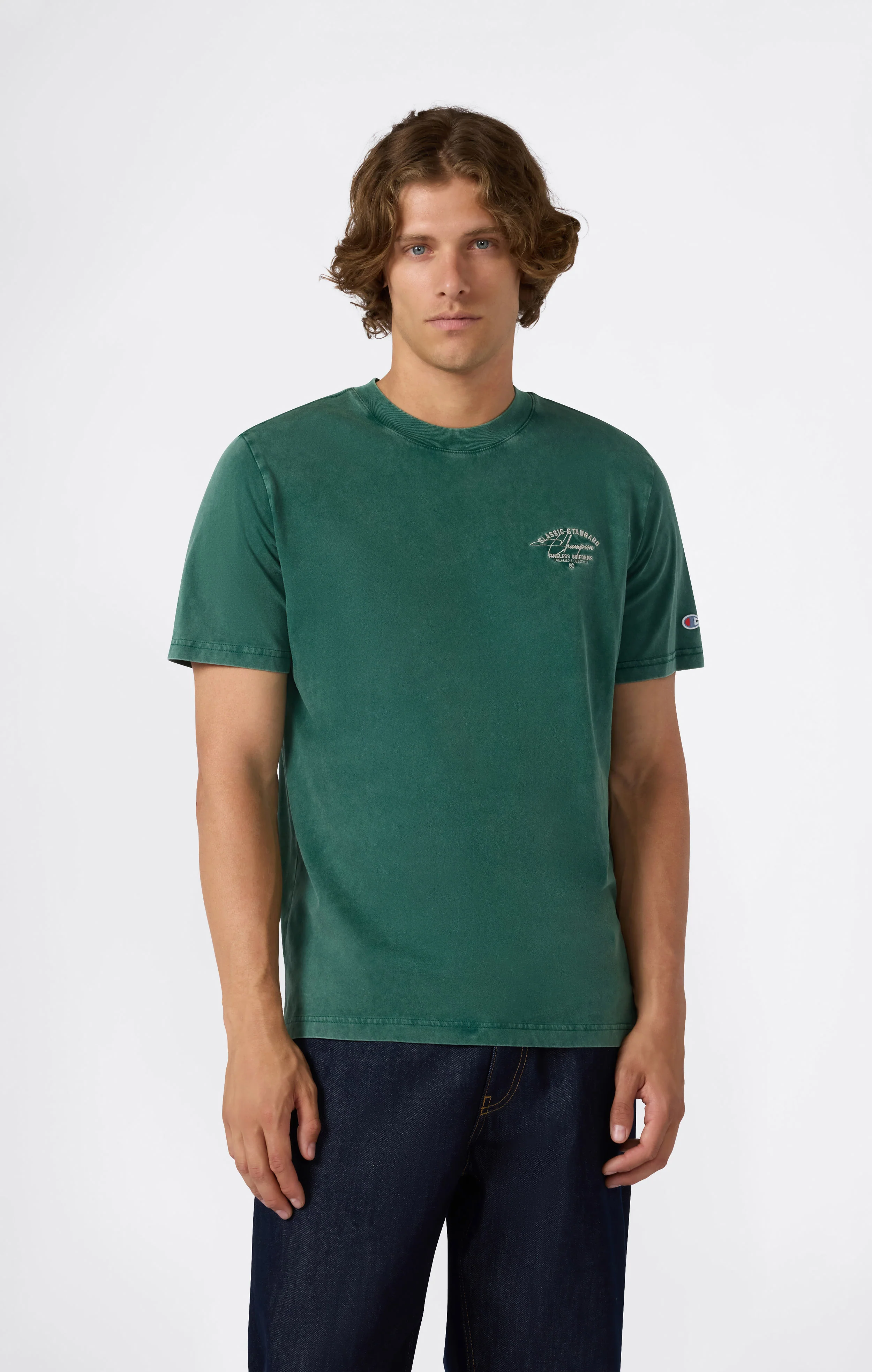 Men’s Washed Crewneck T-Shirt Icons - Image 2