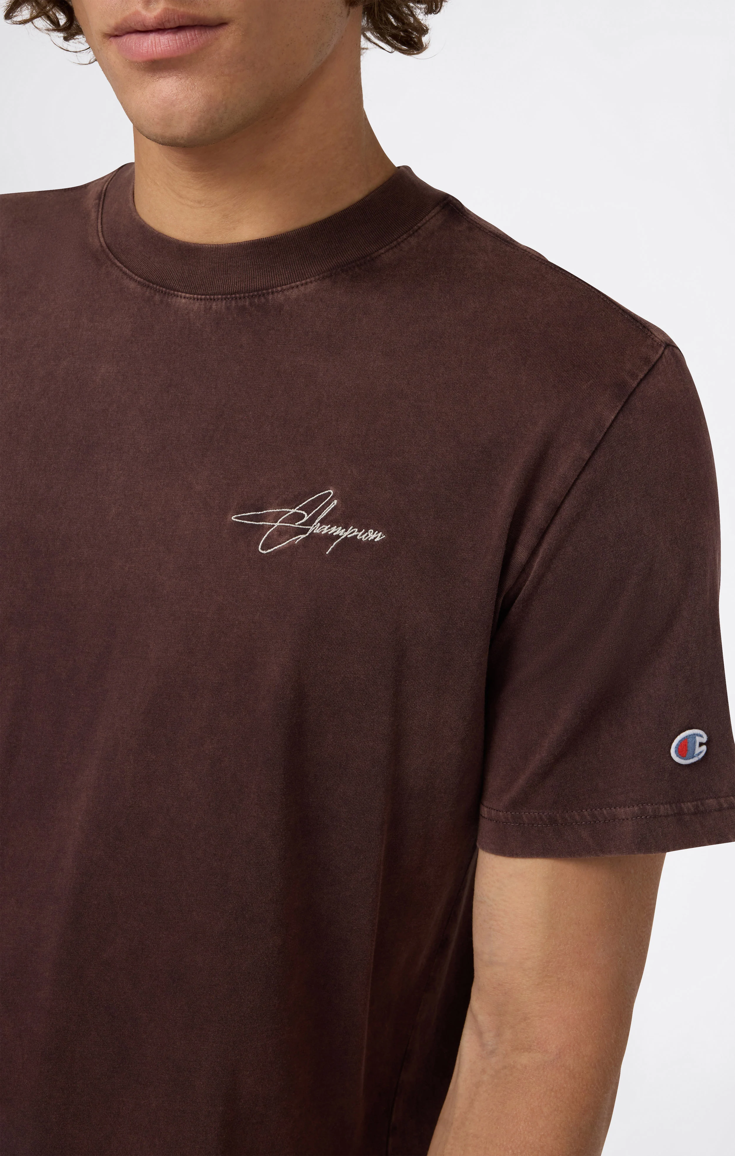 Men’s Washed Crewneck T-Shirt Icons - Image 2