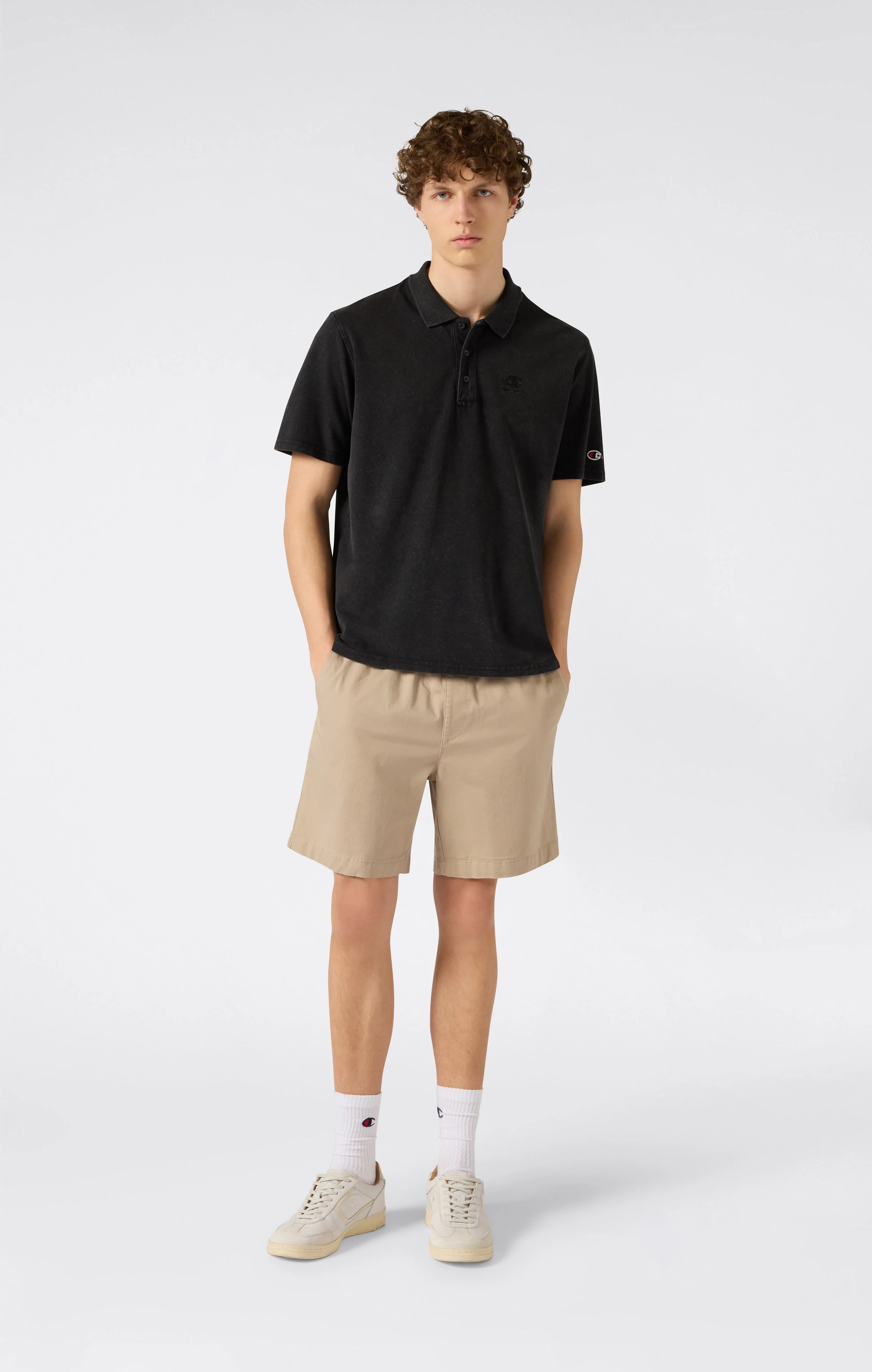 Men’s Washed Effect Polo Icons - Image 2