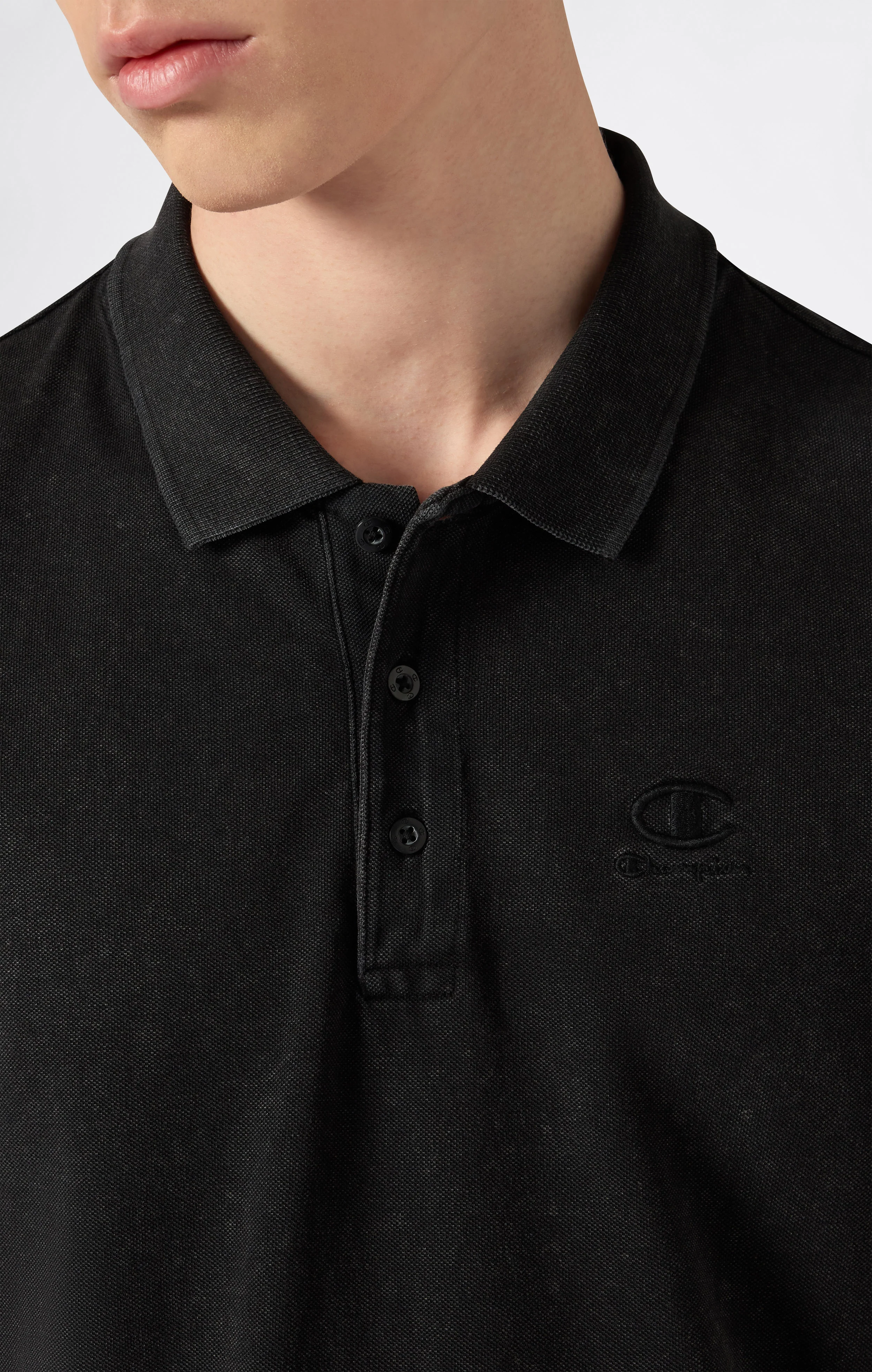 Men’s Washed Effect Polo Icons - Image 3