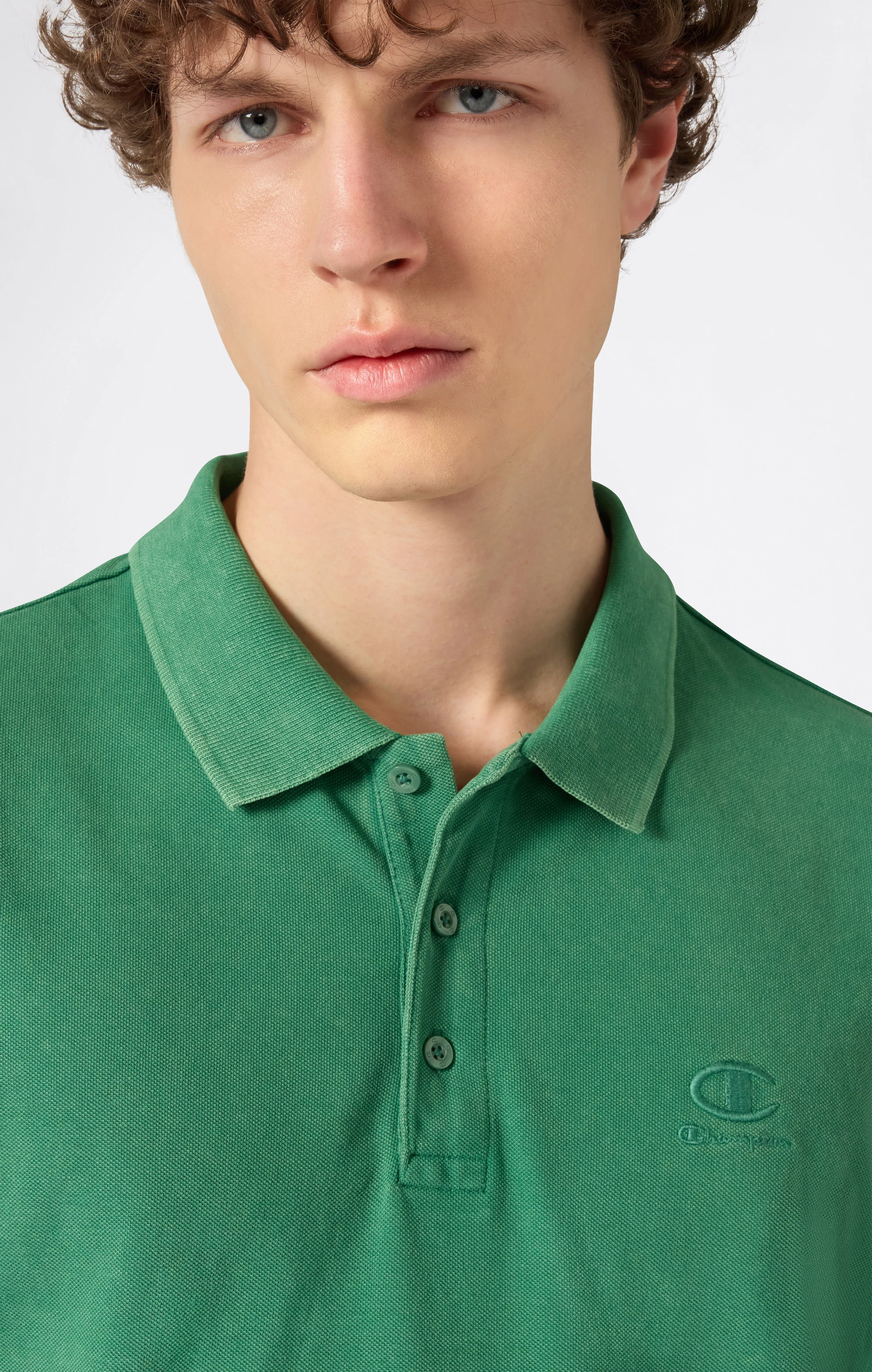 Men’s Washed Effect Polo Icons - Image 3