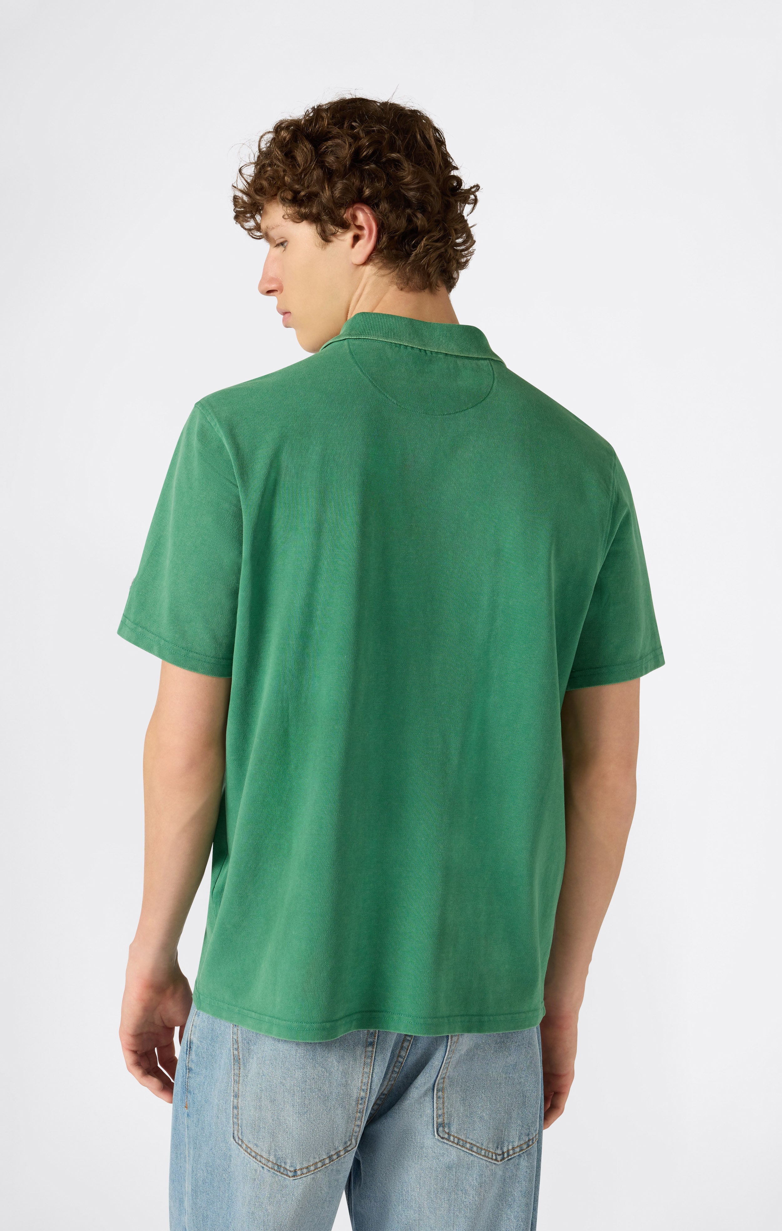 Men’s Washed Effect Polo Icons - Image 4