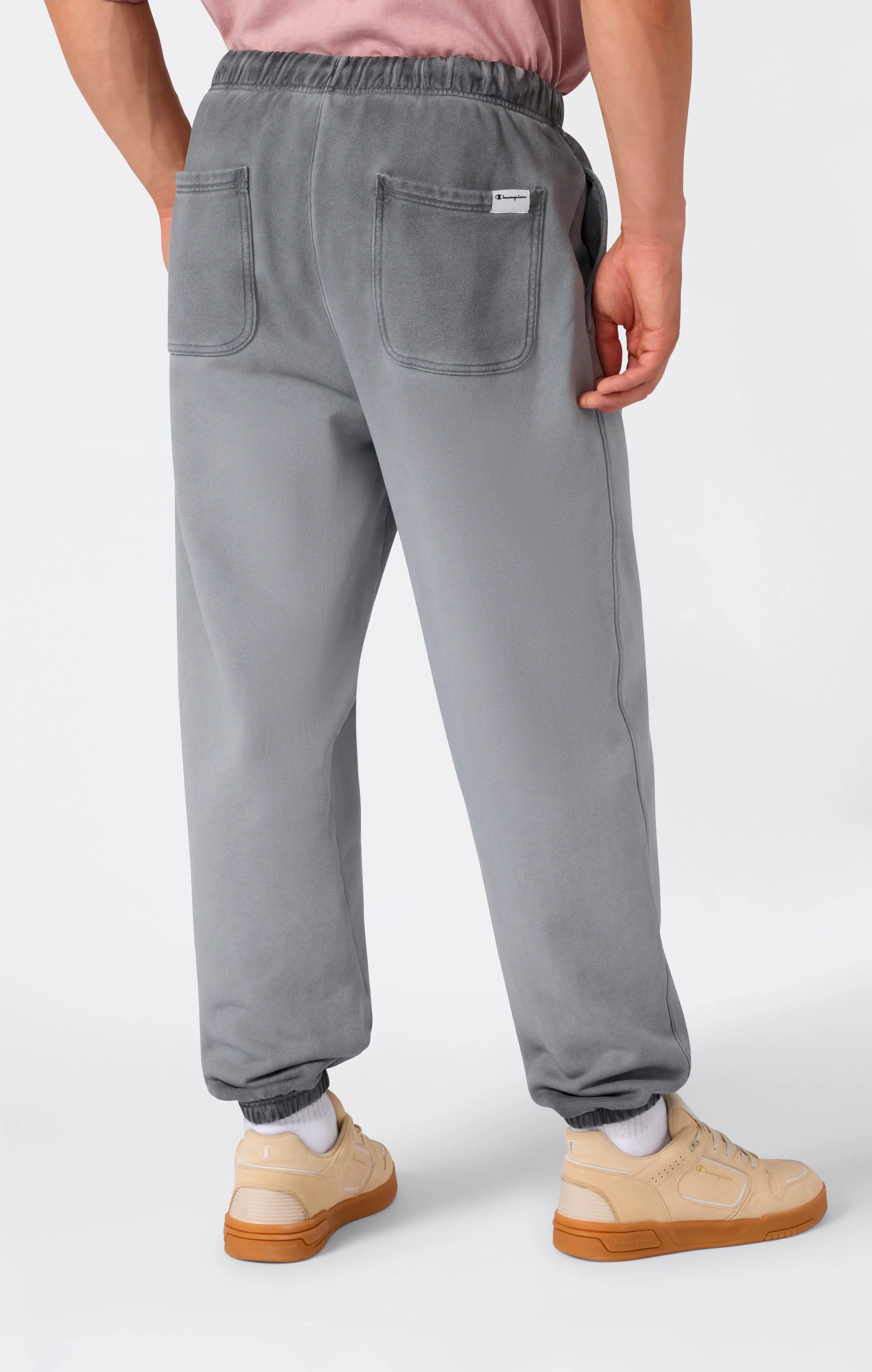 Men’s Washed Elastic Cuff Loose Fit Joggers Time Capsule - Image 3