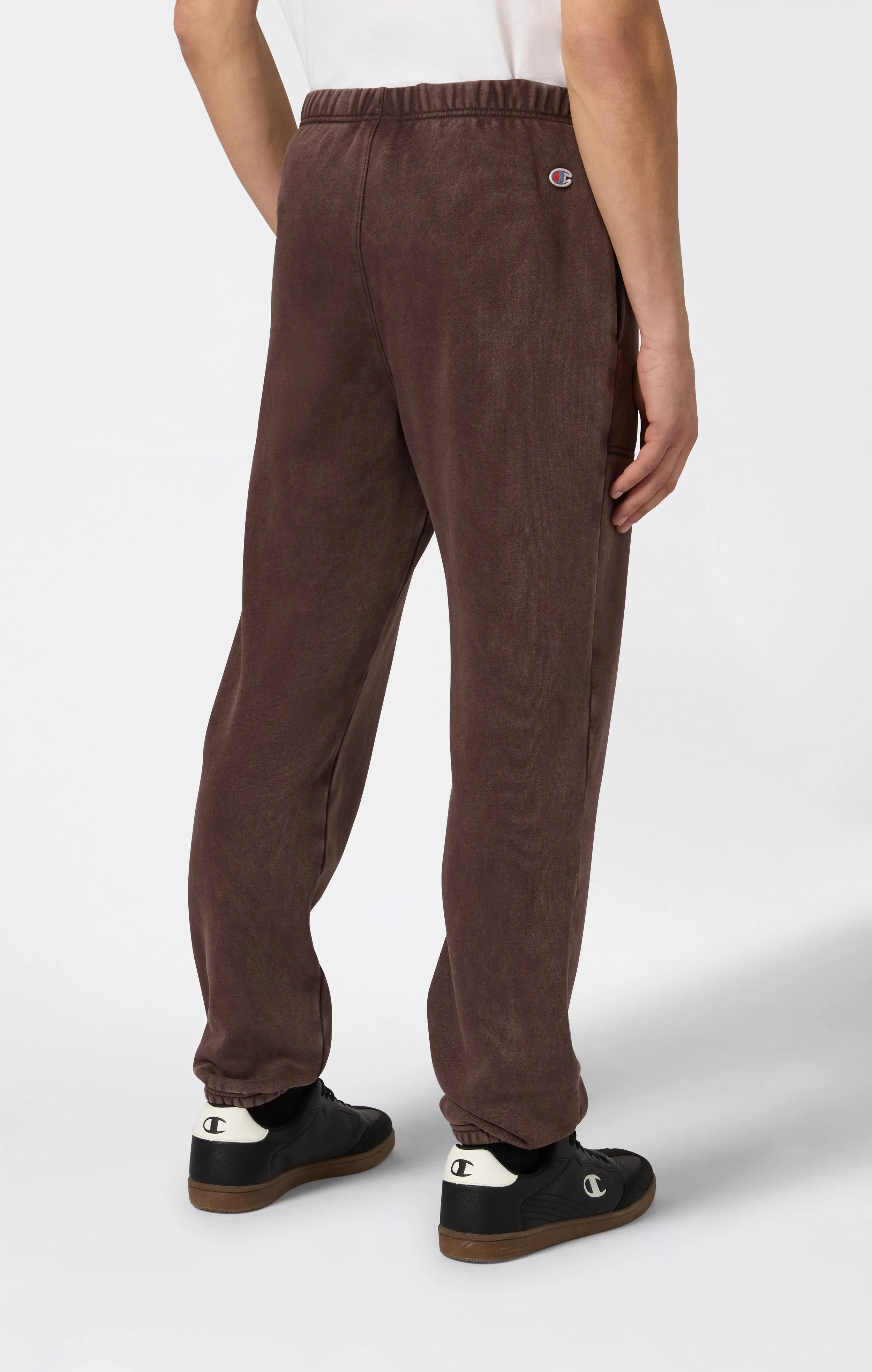 Men’s Washed Fleece Elastic Cuff Pants Icons - Image 3