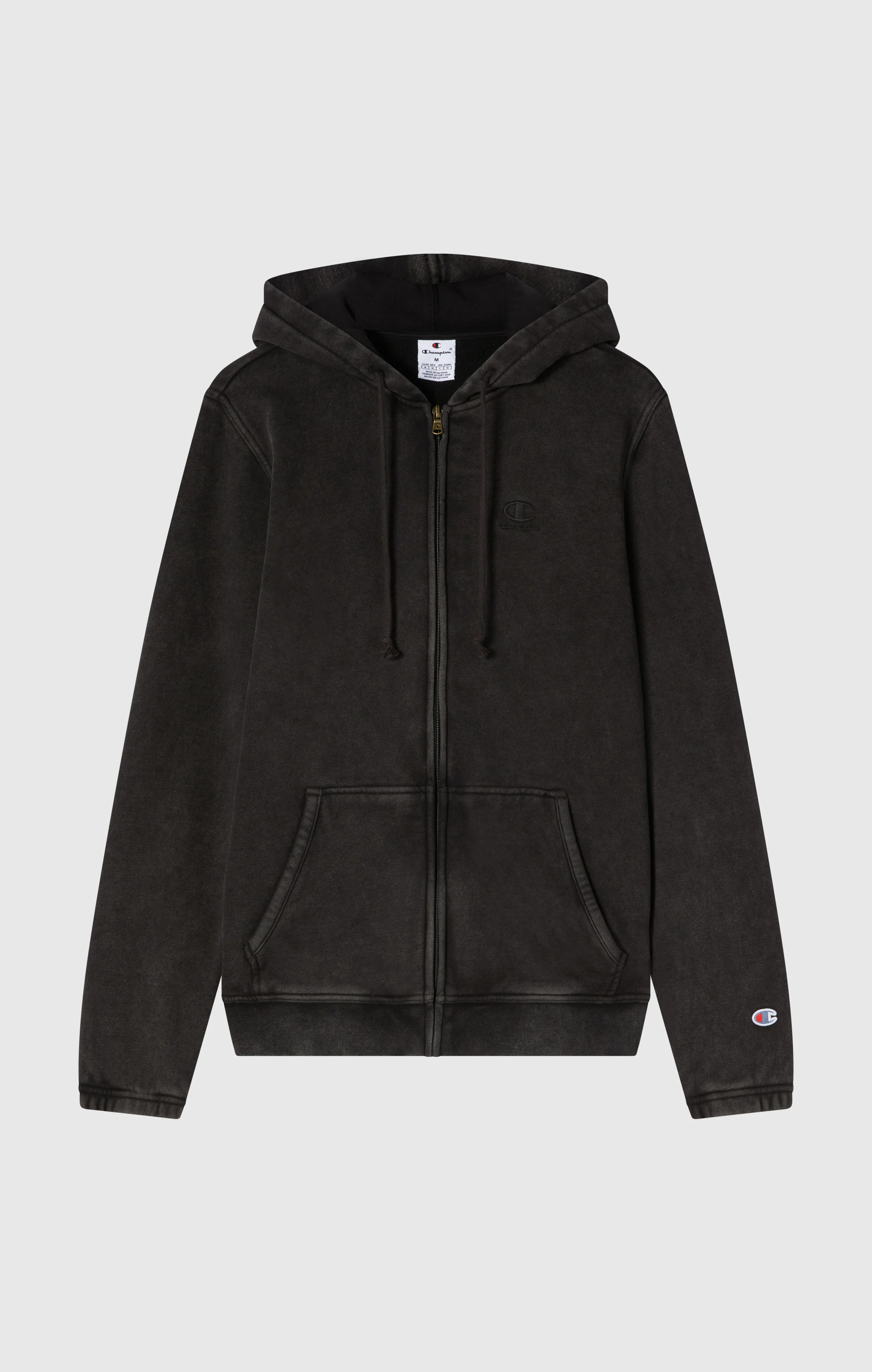 Men’s Washed Fleece Full Zip Hoodie Icons - Image 6