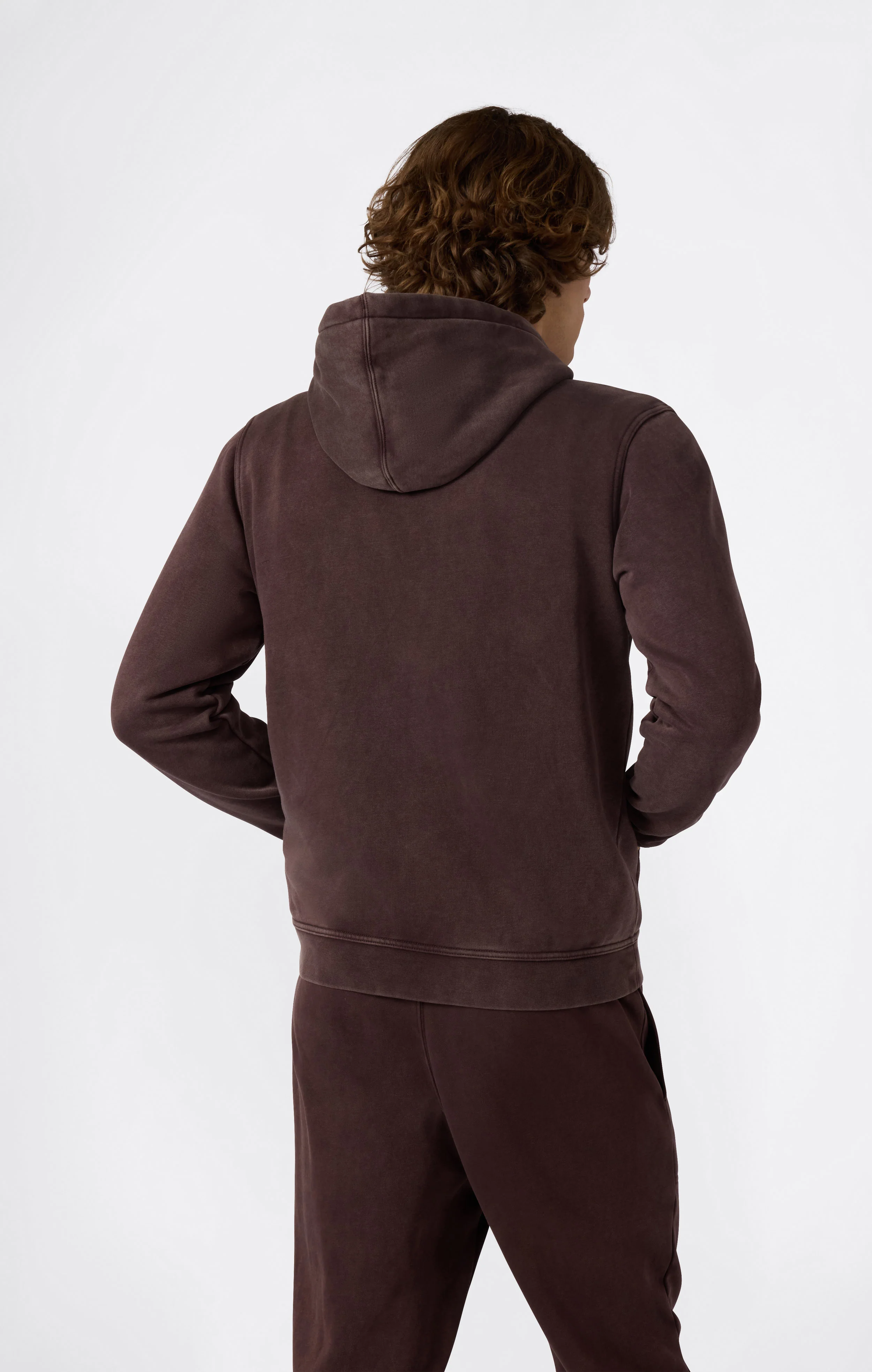 Men’s Washed Fleece Full Zip Hoodie Icons - Image 2