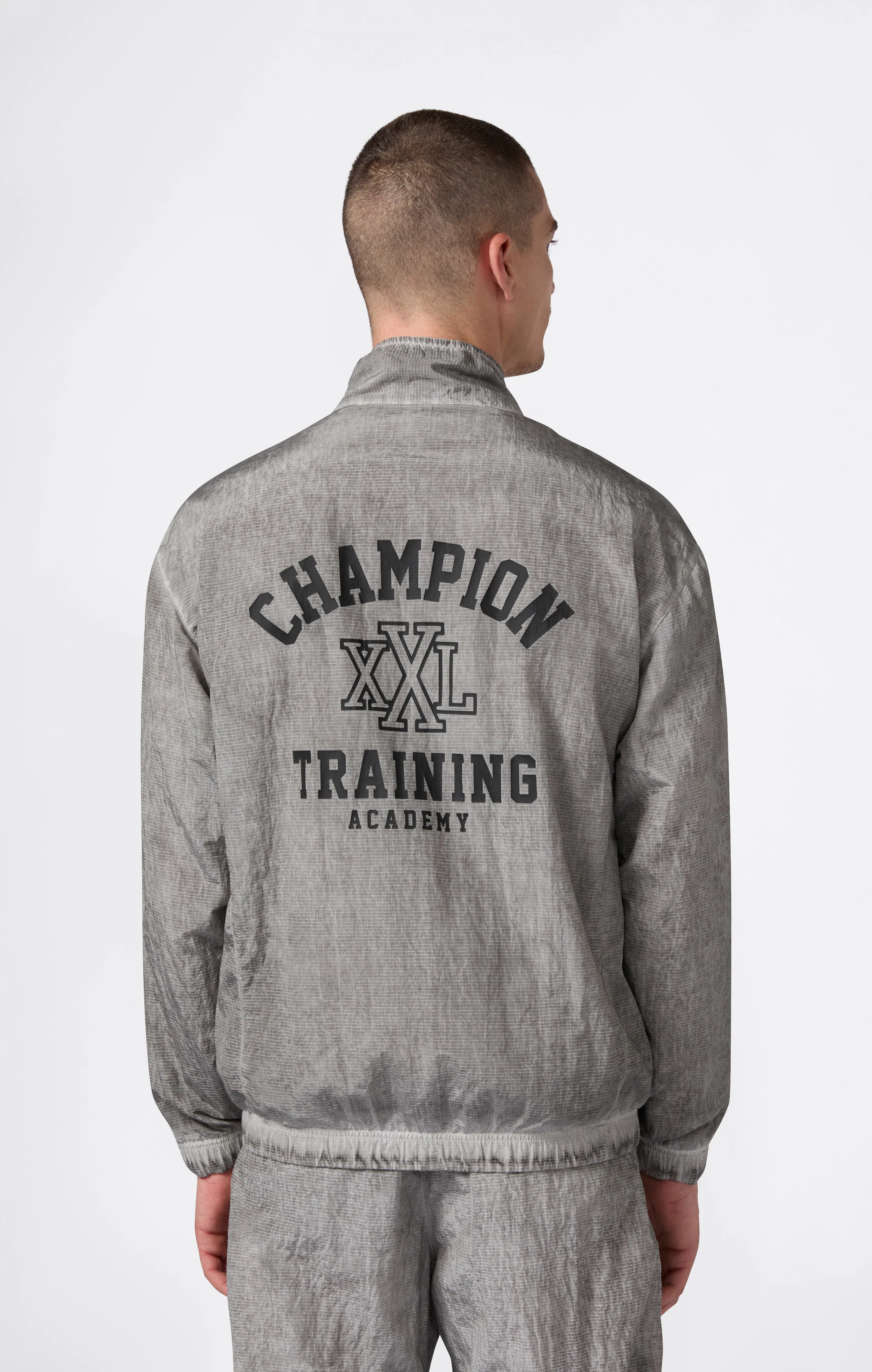 Men’s Washed Full Zip Nylon Top - Image 5