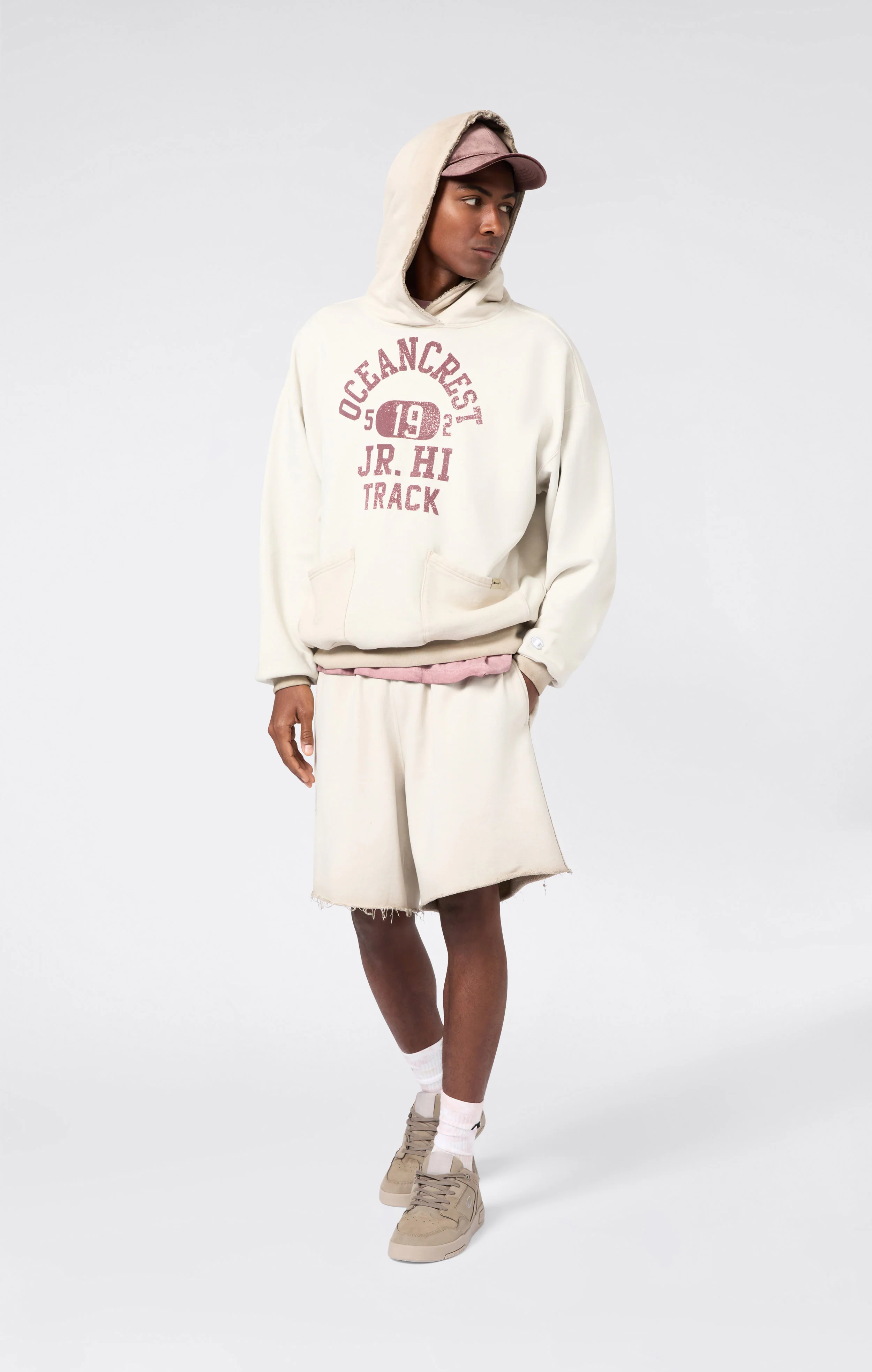 Men’s Washed Hooded Sweatshirt Loose Fit Time Capsule - Image 4