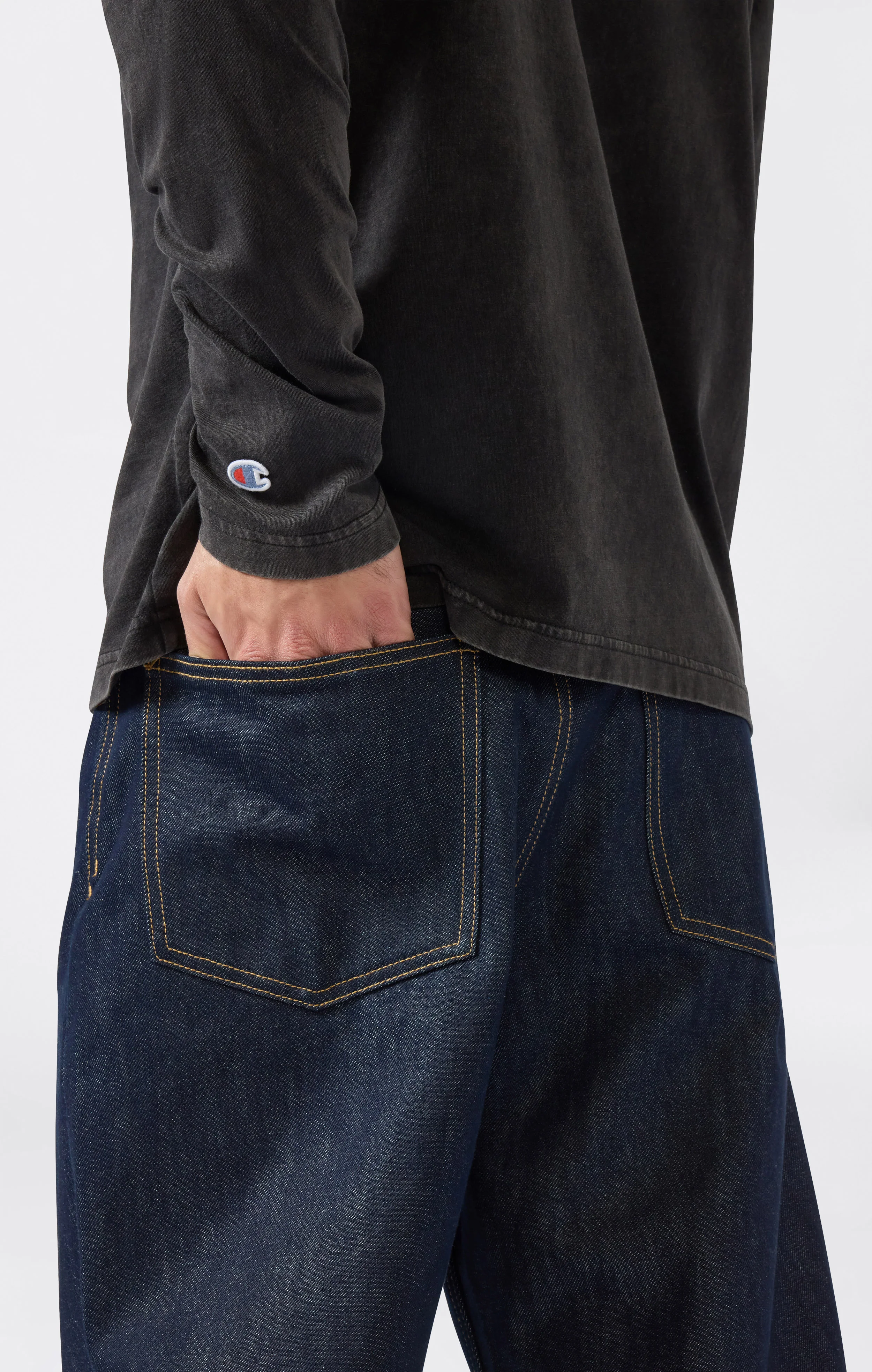 Men’s Washed Long Sleeve T-Shirt Icons - Image 3