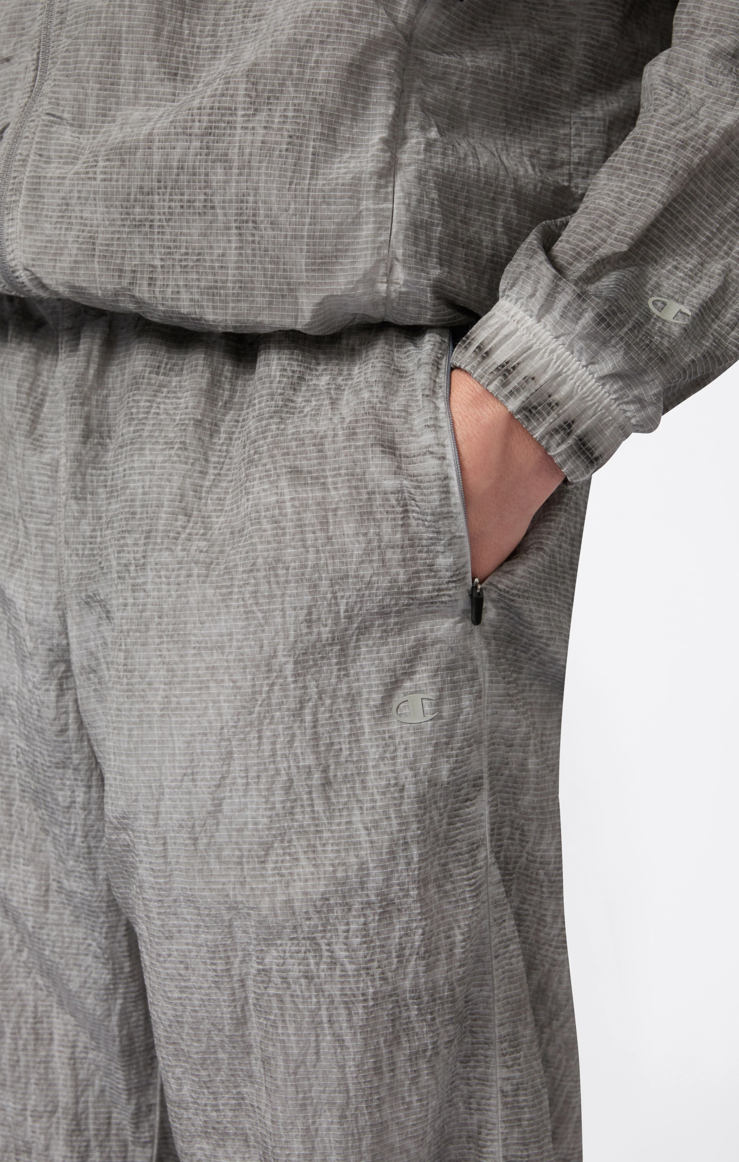 Men’s Washed Nylon Elastic Cuffs Pants - Image 4